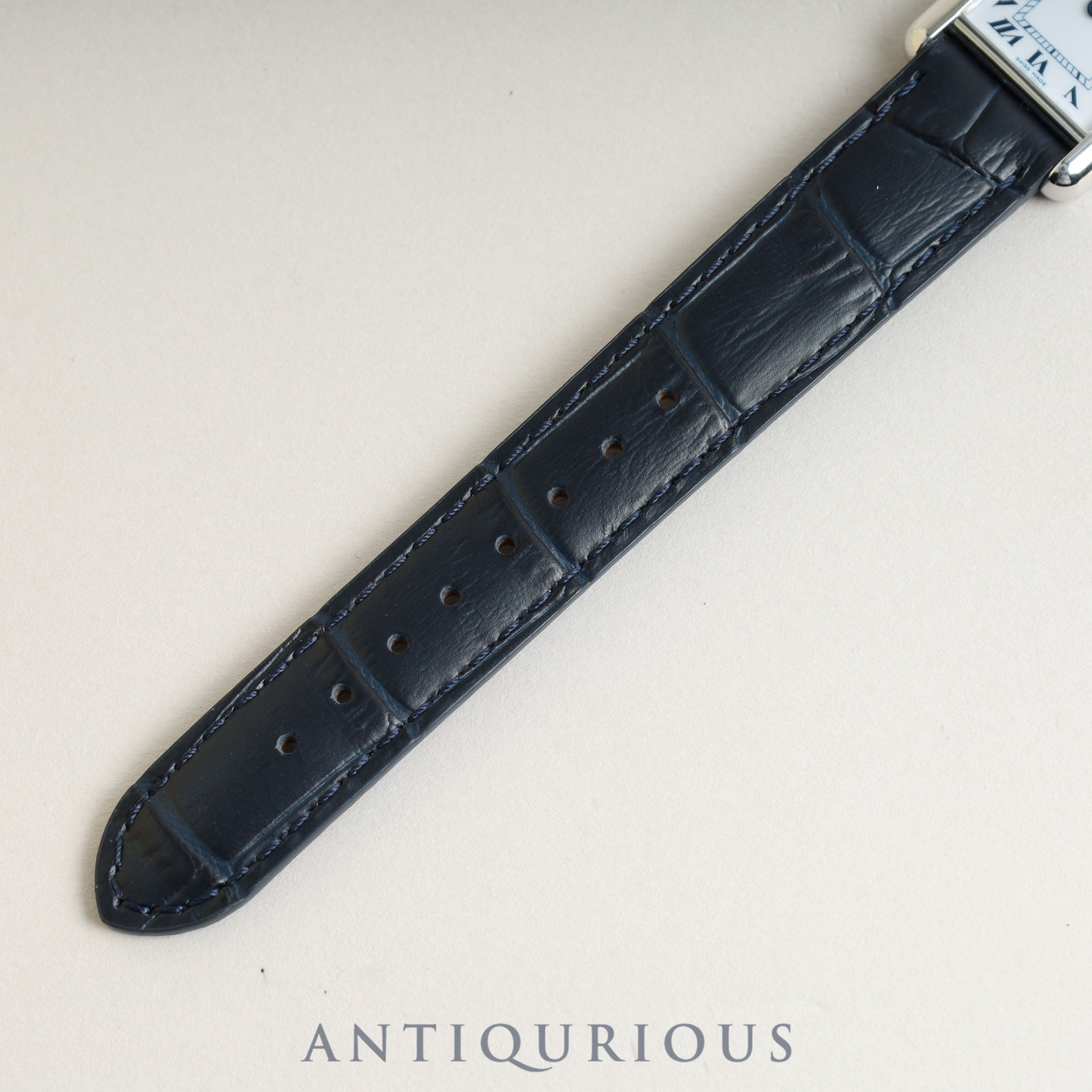Cartier Must Tank SM QZ White Roman Dial