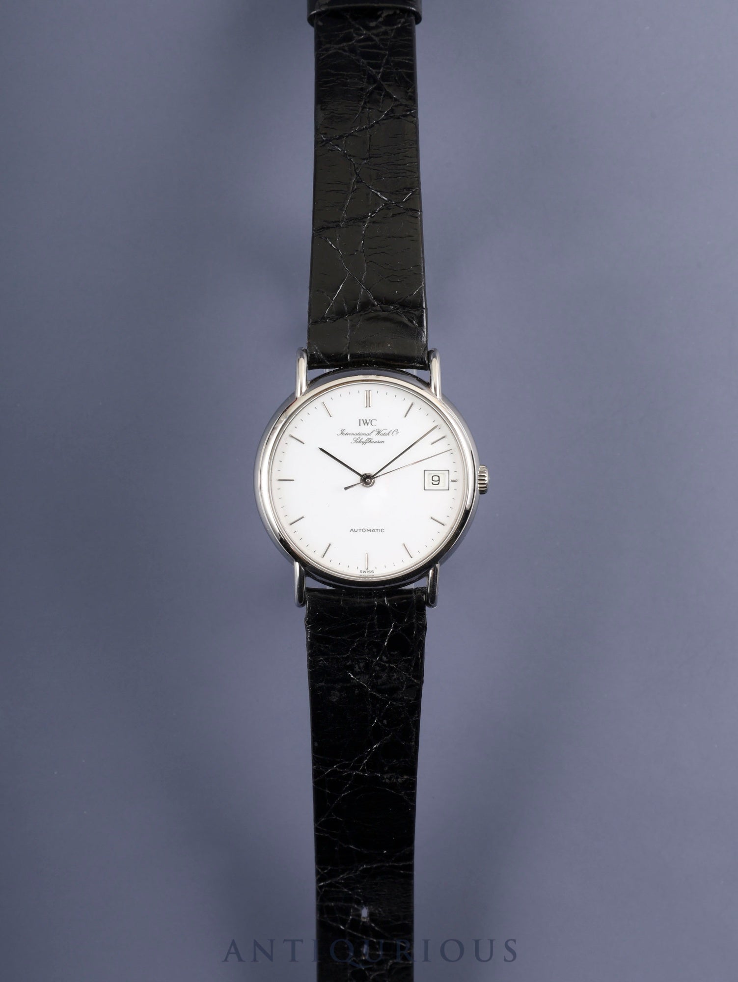 IWC ポートフィノ 3513 自動巻き Cal.37521 SS 純正革ベルト 純正尾錠(SS)ホワイト文字盤 冊子 保証書(1990年) オーバーホール済み アイダブリュシー