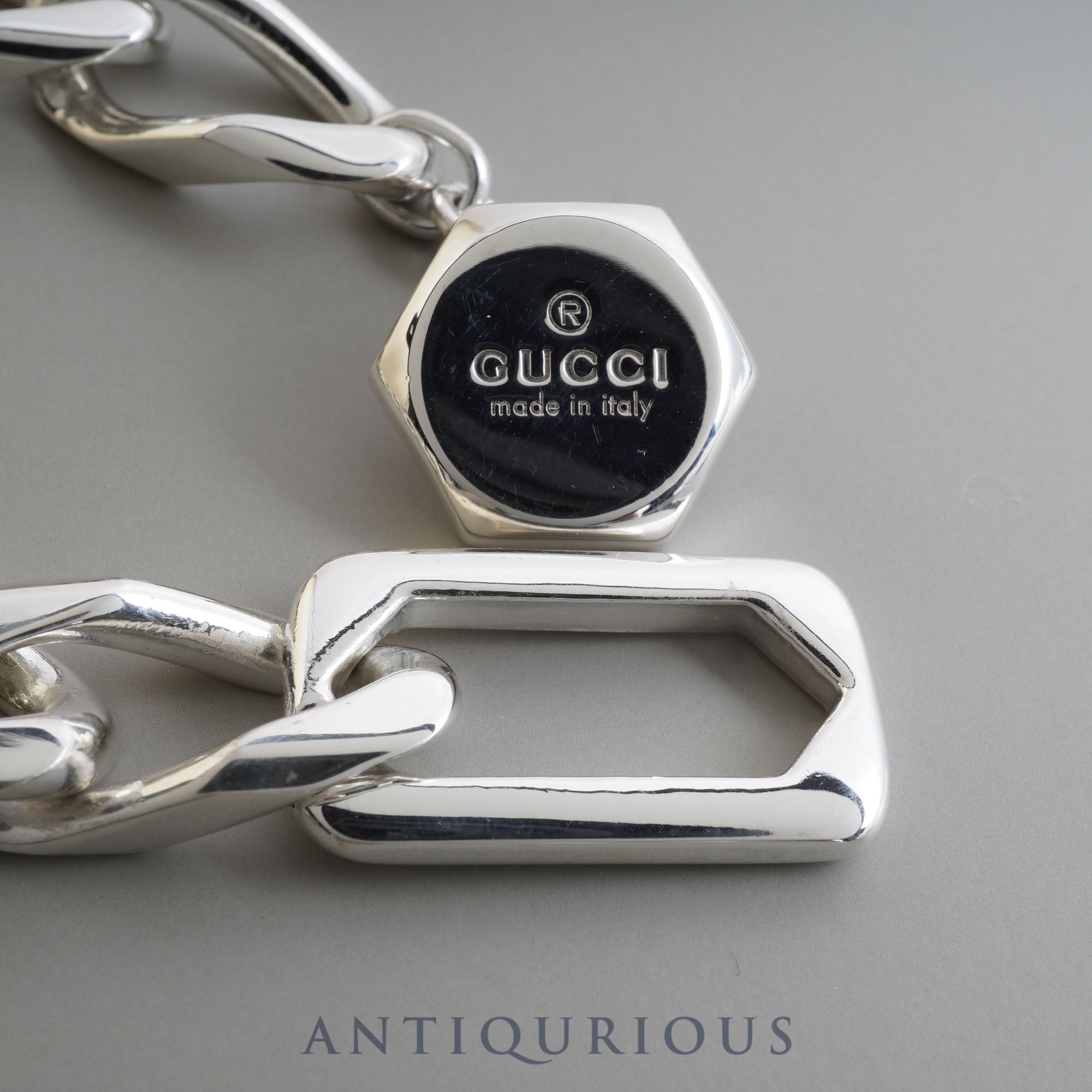 gucci bracelet figaro chain