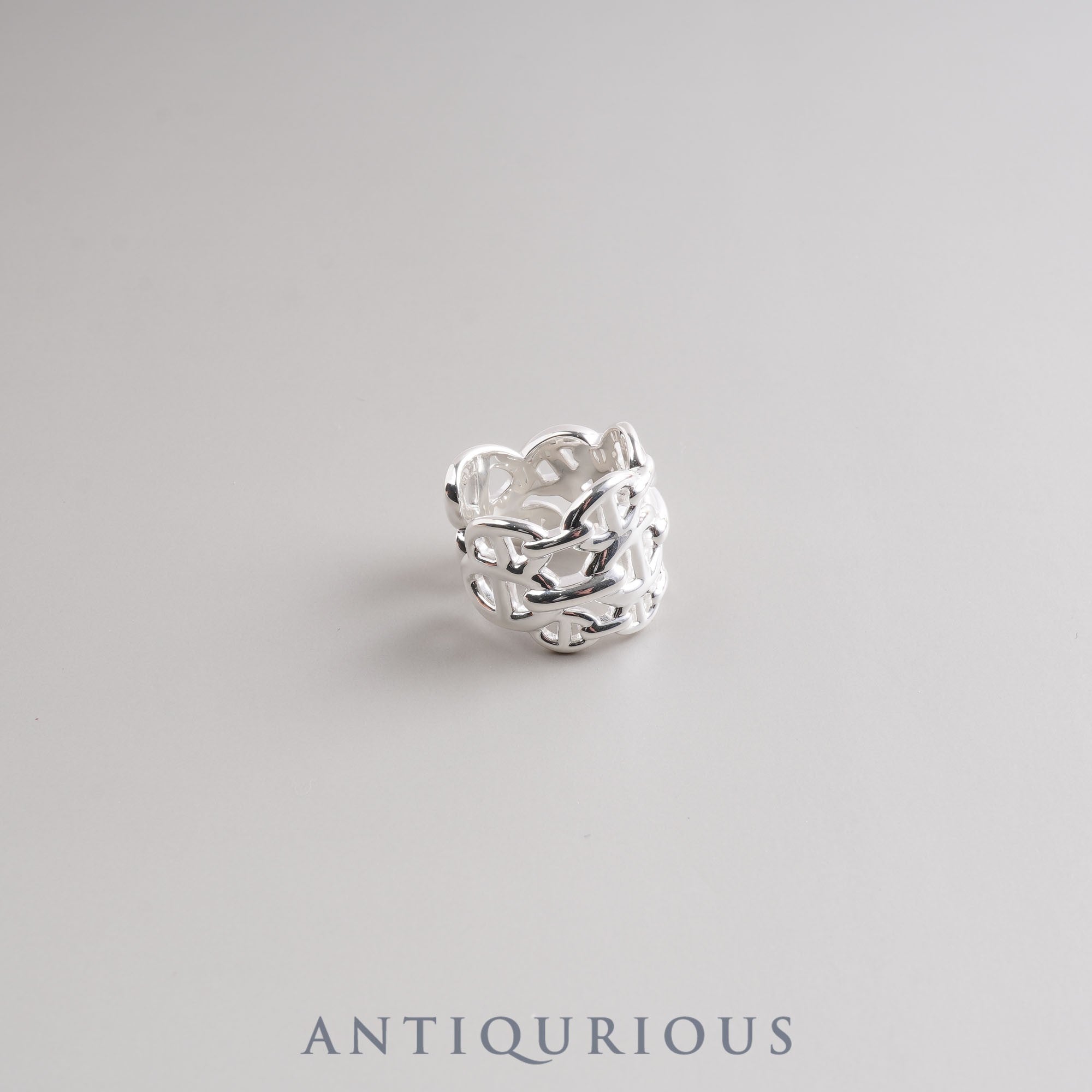 Hermes Ring Chaine d'Ancre Anchaine GM #55 SV925 Box