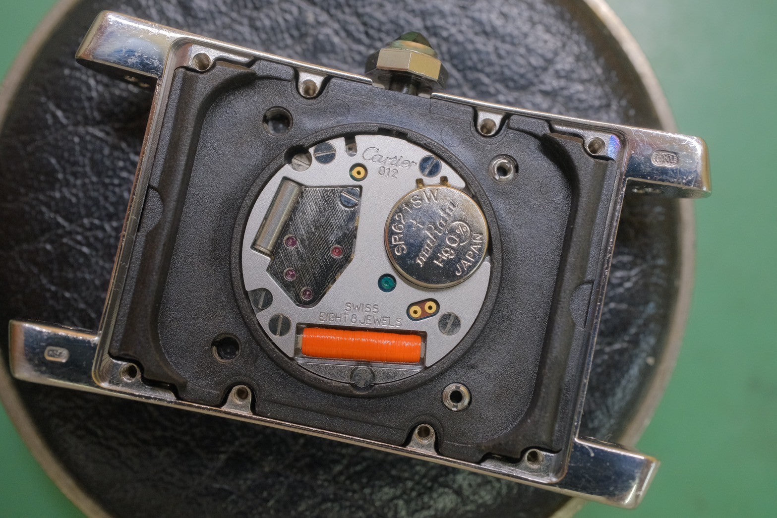 カルティエ タンクアメリカン MM W2600751 / 3012905 クォーツ Cal.012 750 革 純正Dバックル(750)ホワイトローマン文字盤 オーバーホール済み