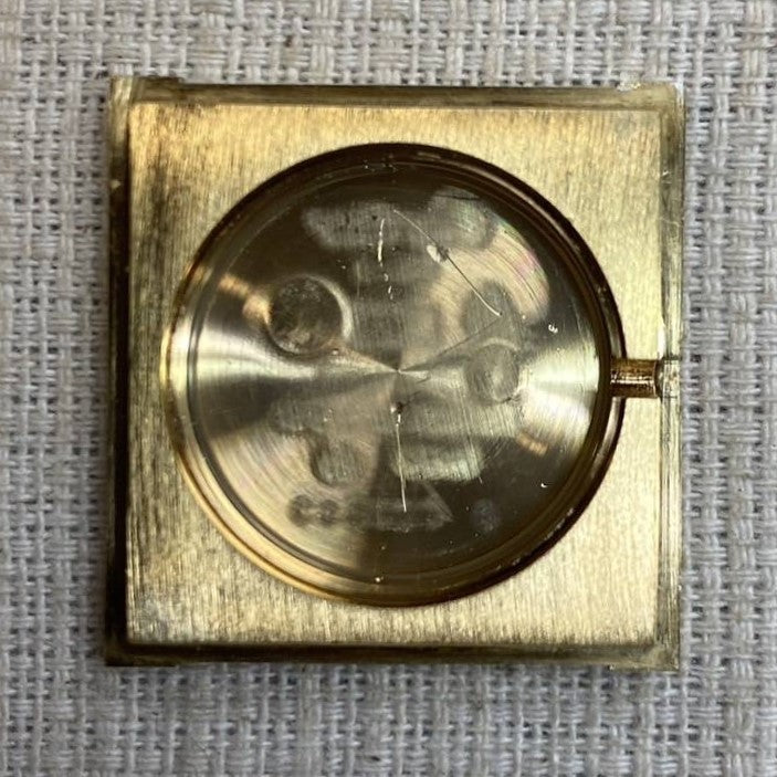 Cartier Manual Winding Cal.78-1 SV925 Genuine Leather Strap Genuine Buckle (GP) Ivory Roman Dial Box Overhauled