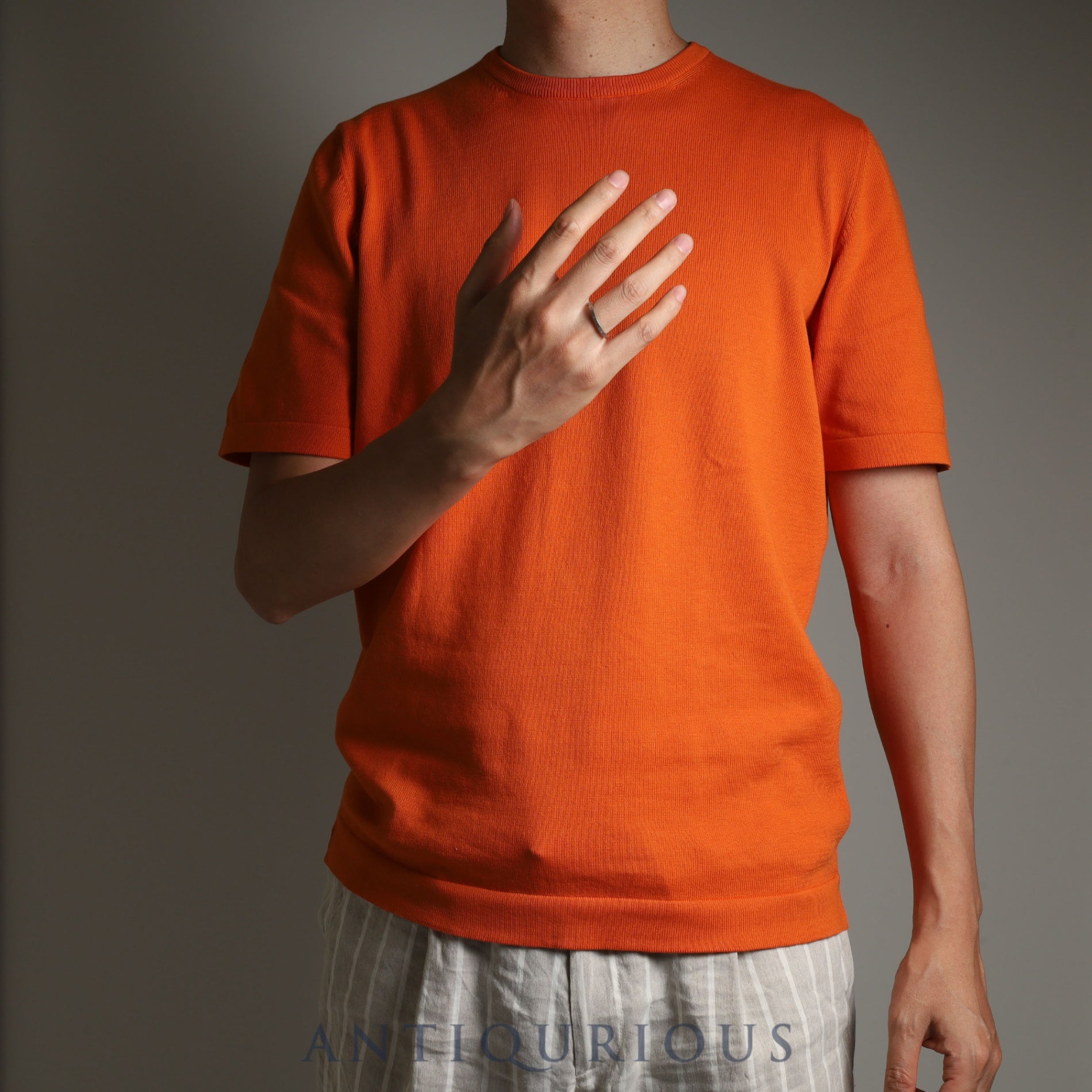 メゾンマルジェラ リング ナンバーロゴ SV925 箱