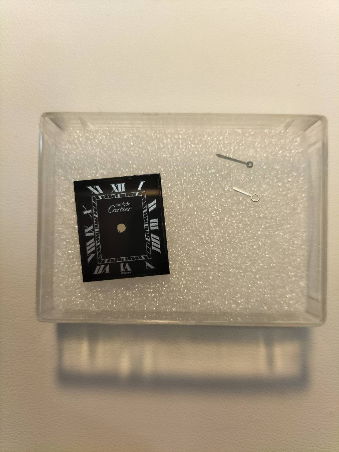 Cartier Must Tank LM 81974913 Manual winding Cal.78-1 Leather Genuine buckle (GP) Black Roman dial Warranty (no date) Overhauled