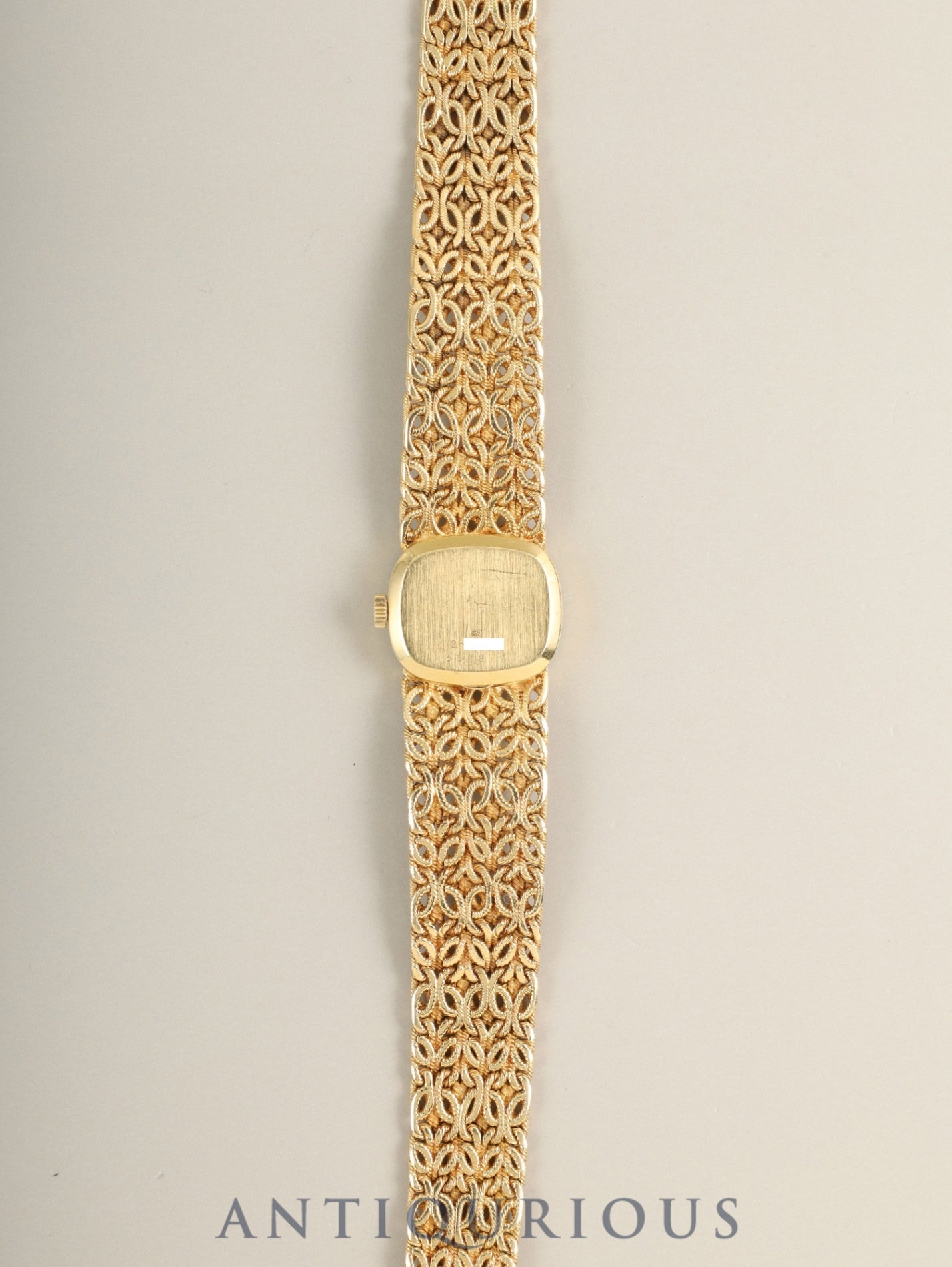 ショパール ジュエリーウォッチ 5028/1 手巻き Cal.4520(Felsa S.A.)750YG 750YG ジェダイト文字盤 オーバーホール済み