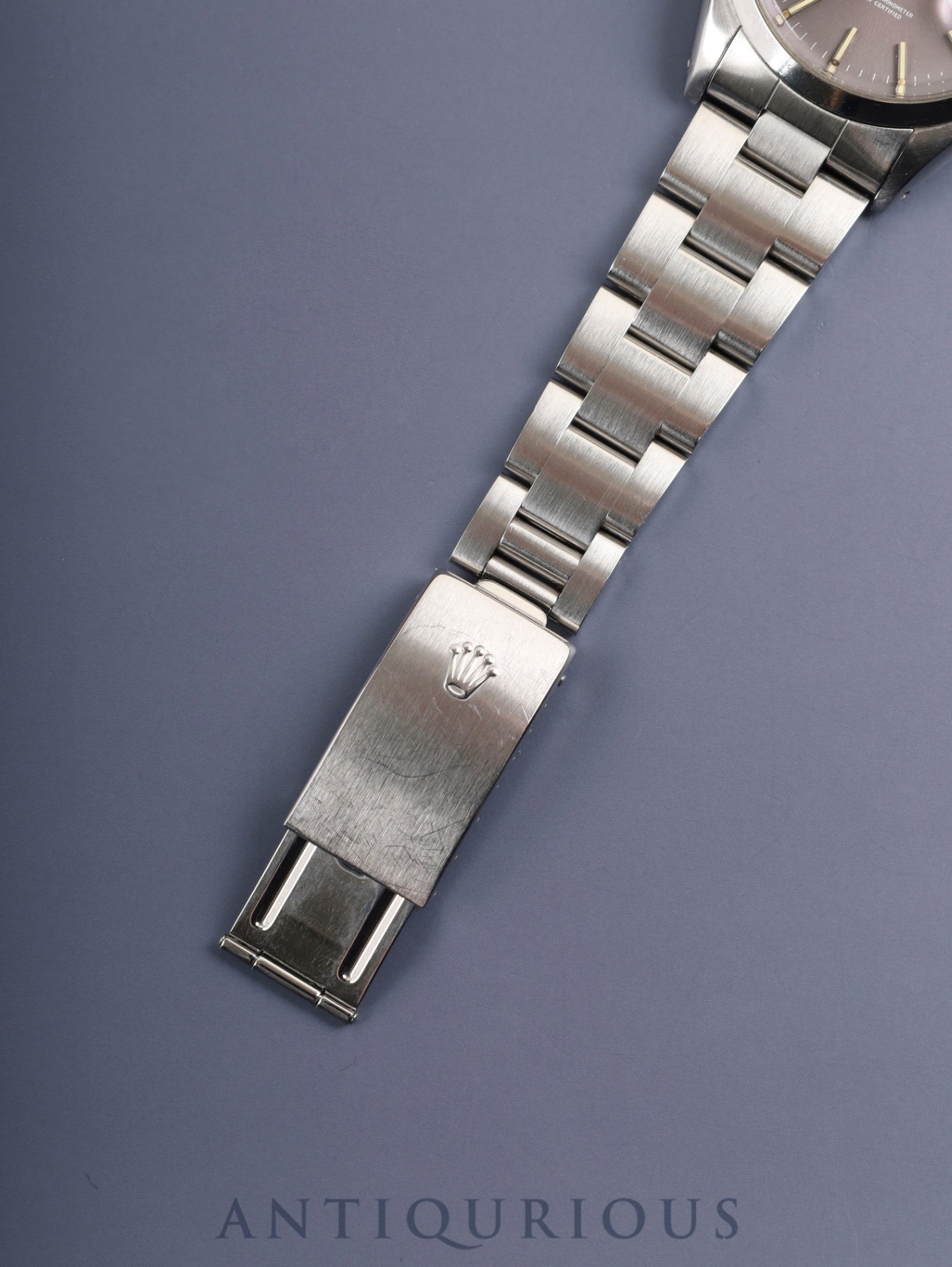 Rolex Oyster Perpetual Date 1500 Automatic Caliber 1570 Stainless Steel Gray Dial 36mm No. 19 (1966) Overhauled