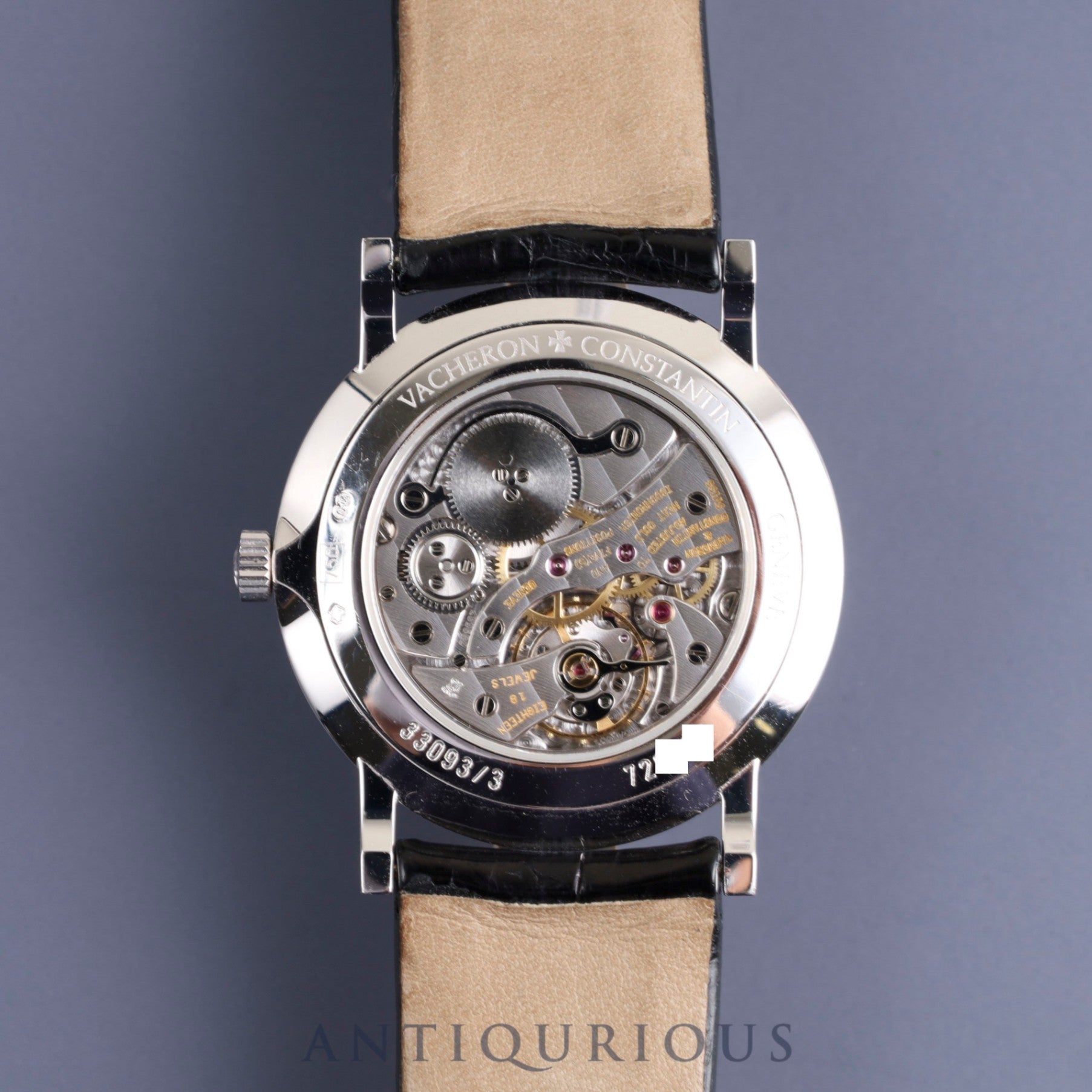ヴァシュロン・コンスタンタン パトリモニー 33093/3 手巻き Cal.1003/2 750 純正革ベルト 純正尾錠(750) ホワイト文字盤 オーバーホール済み