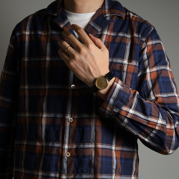 ティファニー ラウンドクラシック 60-501 クォーツ 14KYG 革 純正尾錠(GP)ゴールド文字盤 箱