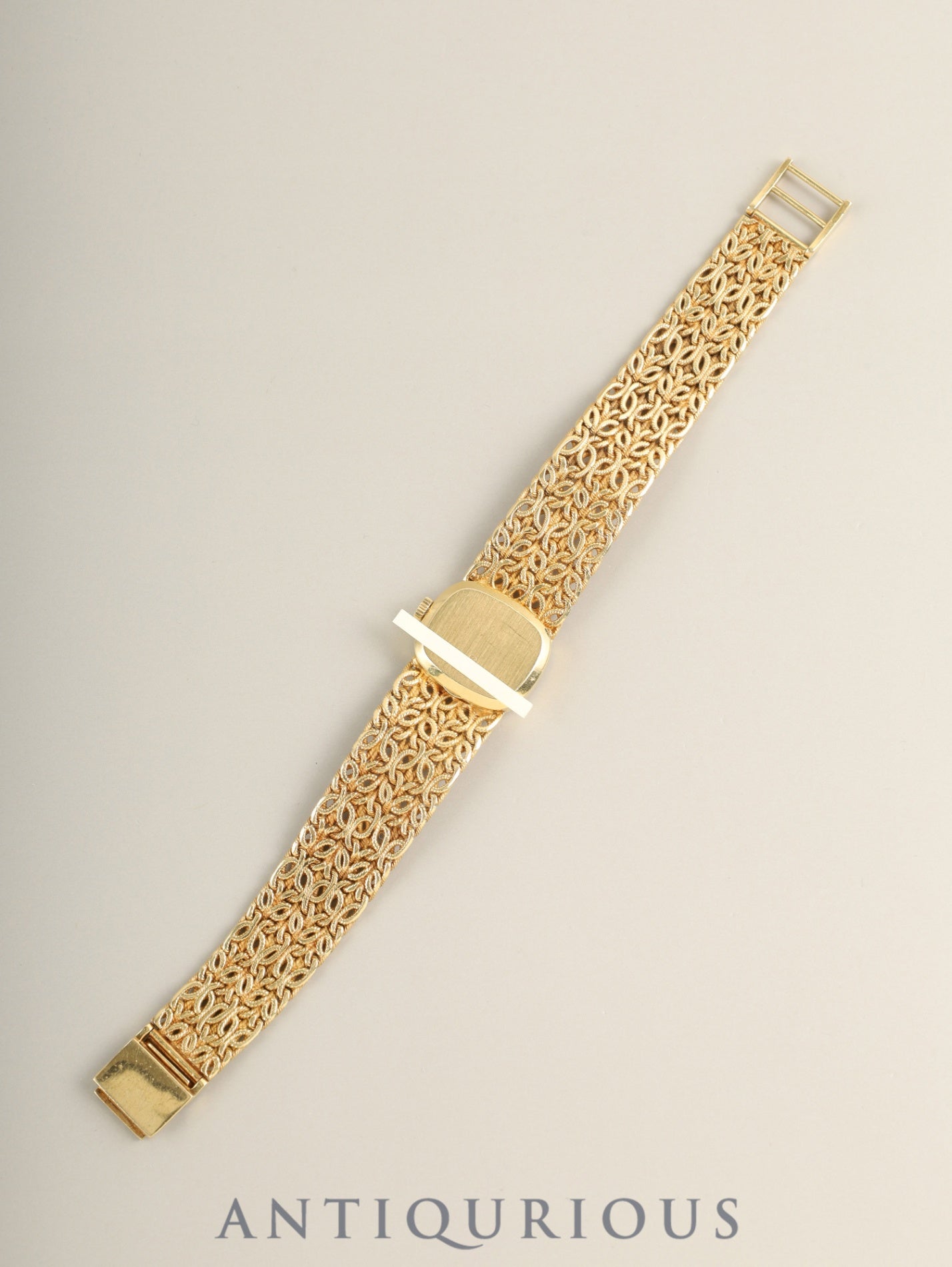 ショパール ジュエリーウォッチ 5028/1 手巻き Cal.4520(Felsa S.A.)750YG 750YG ジェダイト文字盤 オーバーホール済み