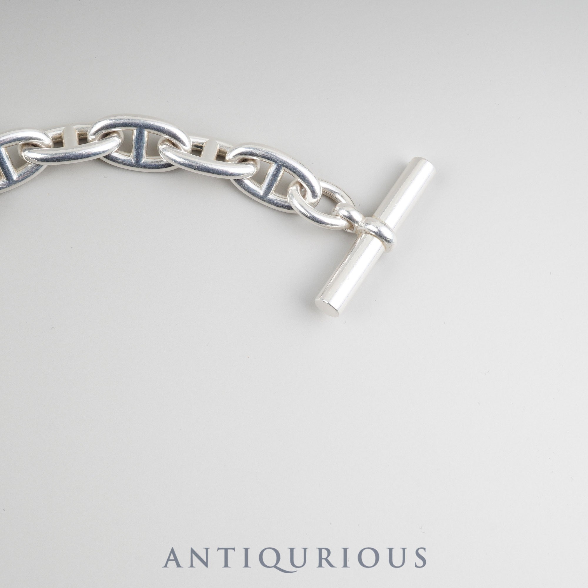 Hermes Bracelet Chaine d'Ancre GM 12 links SV925 Box Warranty (2021) 21 years engraved