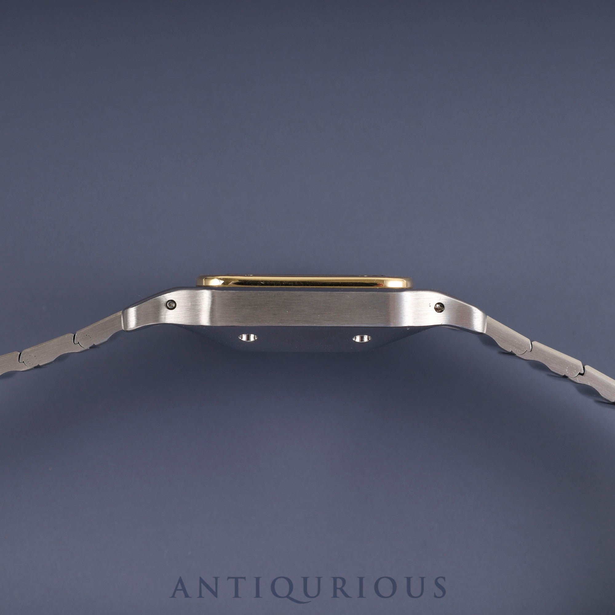 カルティエ サントス ガルベ LM 1172961 自動巻き SS/YG SS/YG ホワイトローマン文字盤 オーバーホール済み