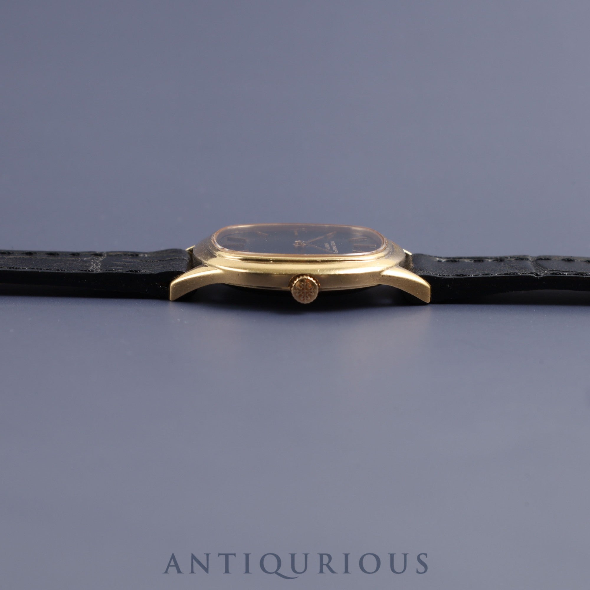Patek Philippe Golden Ellipse 4216 Manual winding Cal.16-250 750YG Leather Genuine buckle (750) Blue dial Overhauled