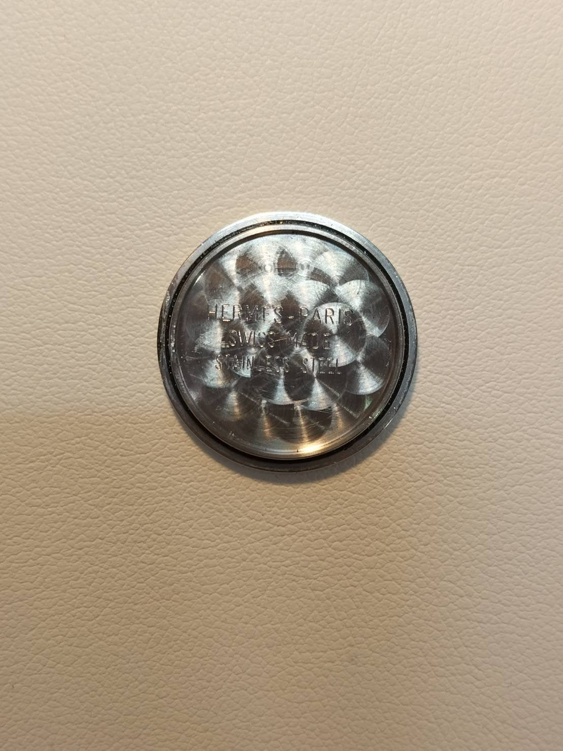 Hermès Clipper CL4.210 Quartz SS SS White Dial Box Manual Warranty (1999) Overhauled