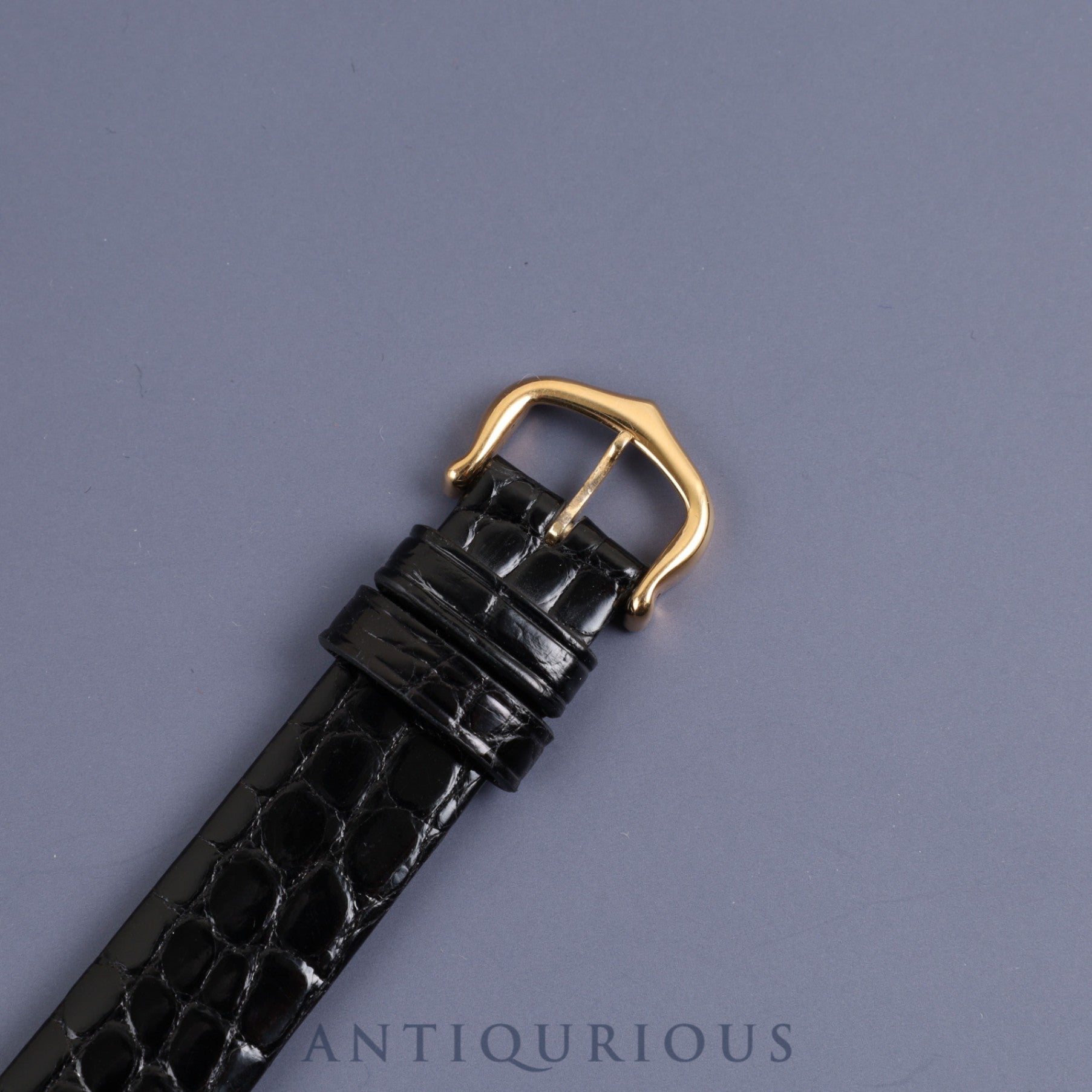 Cartier Must Tank SM 1613 Quartz Cal.057 SV925 Leather Genuine Buckle (GP) Ivory Dial Box Booklet Overhauled