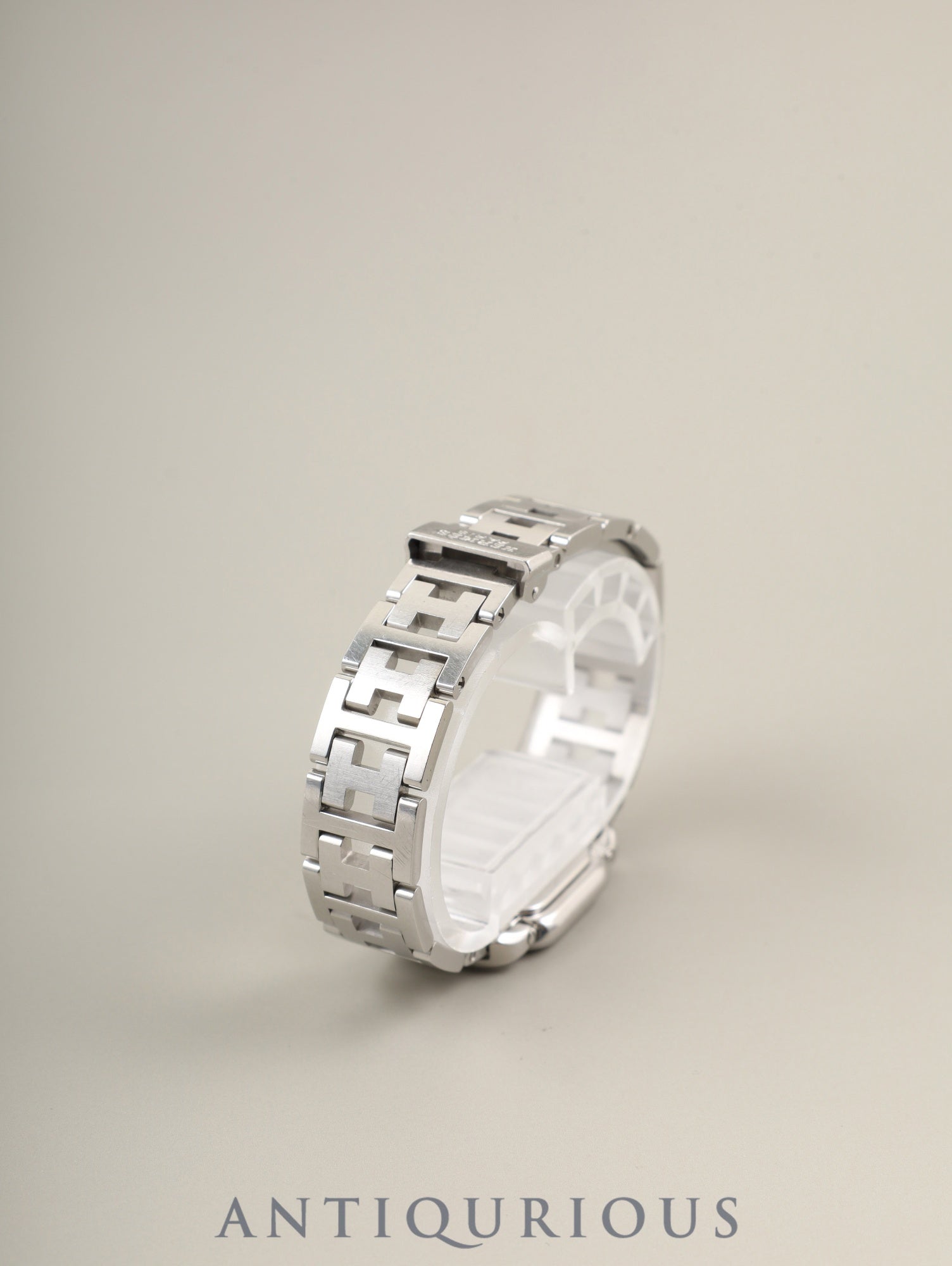 エルメス ラリー RA1.210 クォーツ Cal.976.001 SS SS ホワイト文字盤 オーバーホール済み