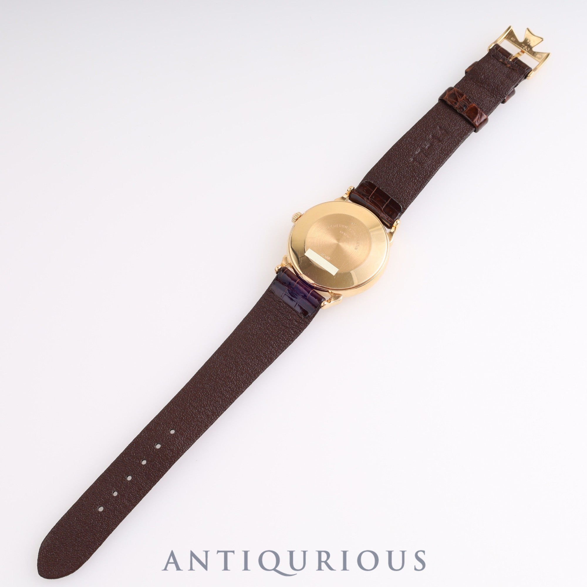 Vacheron Constantin Tour de Ile 48100 Automatic Cal.1190 750PG Leather Genuine Buckle (750) Ivory Dial