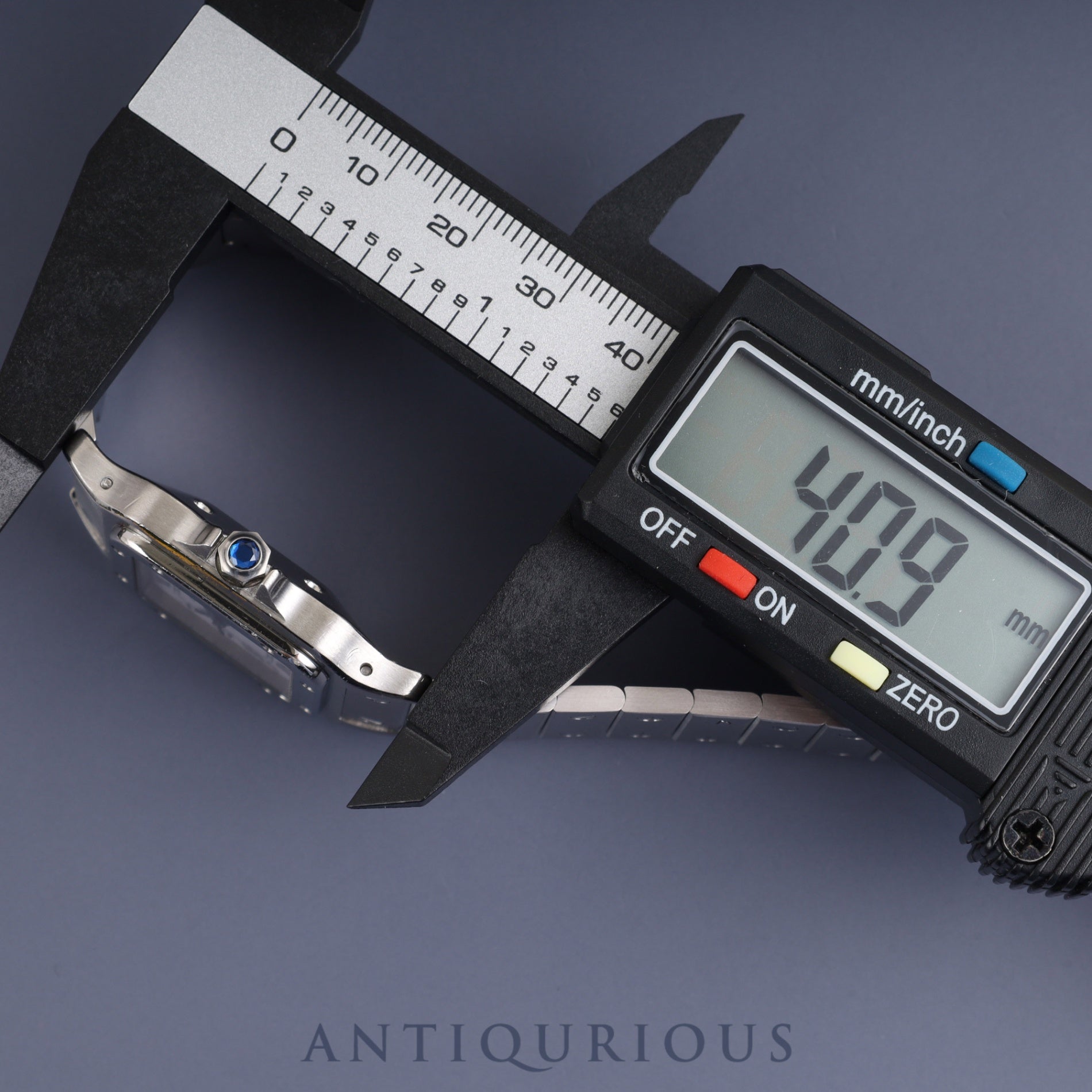 カルティエ サントス ガルベ LM 2960 自動巻き SS SS ホワイトローマン文字盤 カルティエブティックにてコンプリートサービス済み