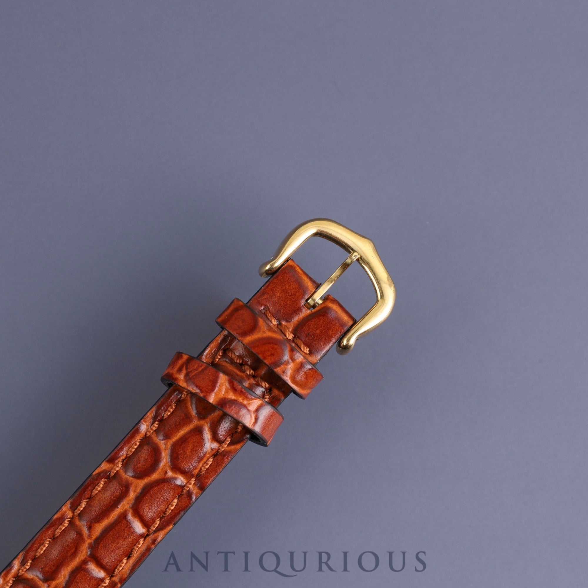 Cartier Must Trinity 2735 Quartz Cal.157 SV925 Leather Genuine Buckle (GP) White Arabic Dial Overhauled