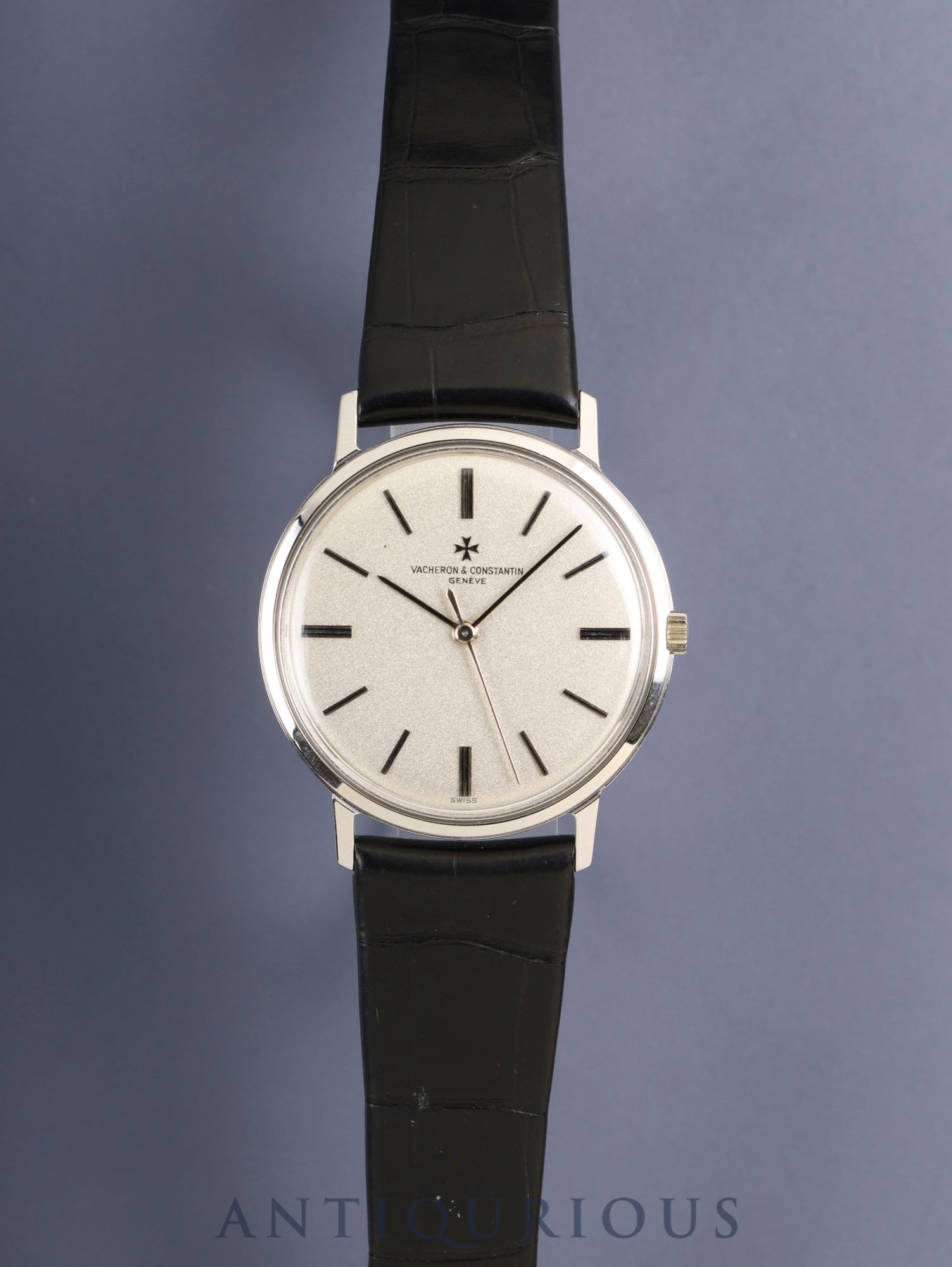ヴァシュロン・コンスタンタン ラウンド 6903 手巻き Cal.1002/2 750WG 純正革ベルト 純正ピンバックル(750WG)シルバー文字盤(V&C)保証書(1973年)アーカイヴ(2020年発行)スケルトン裏蓋 オーバーホール済み