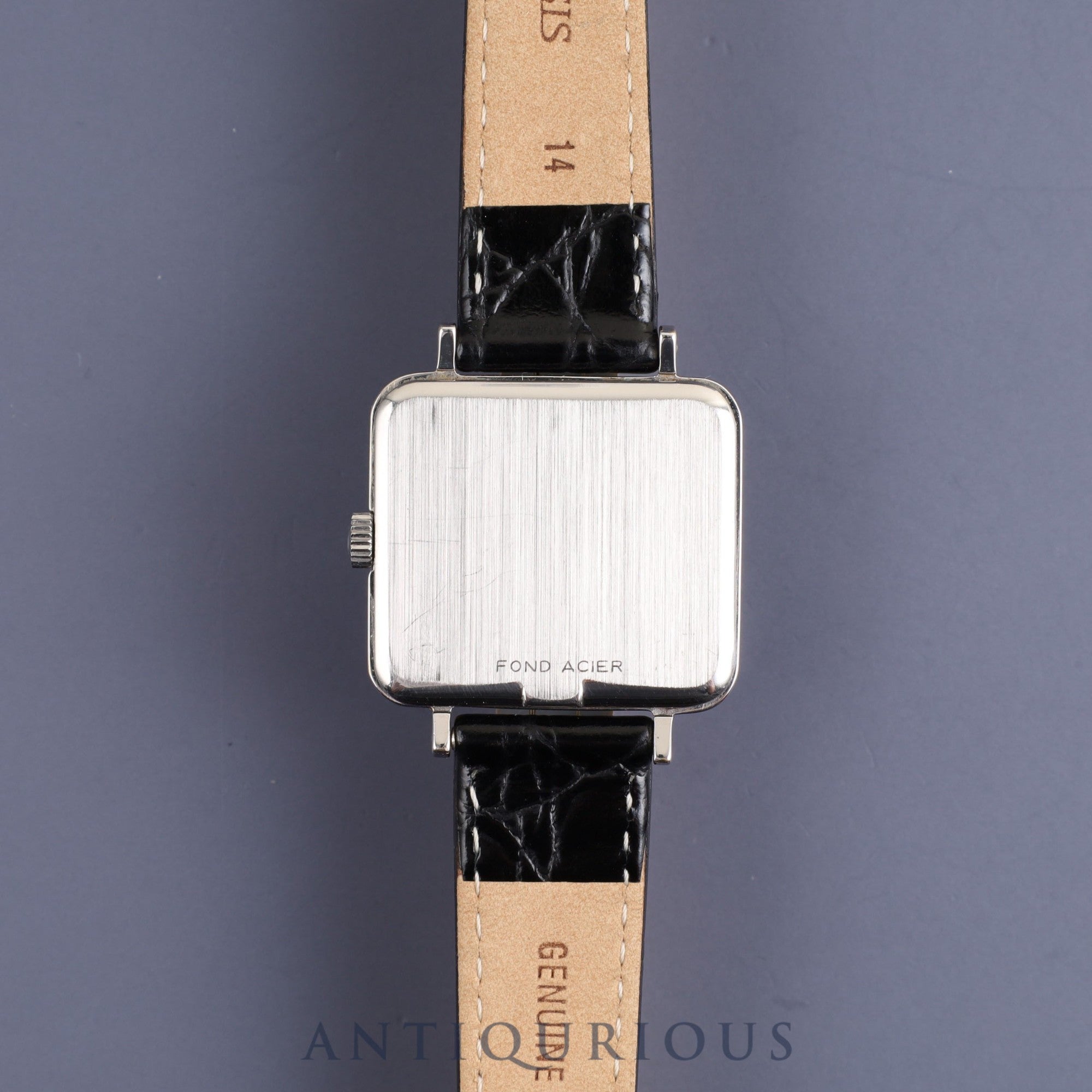 オメガ デ・ヴィル 511.0375 手巻き Cal.625 SS 革 純正尾錠(SS)ネイビー文字盤 オーバーホール済み