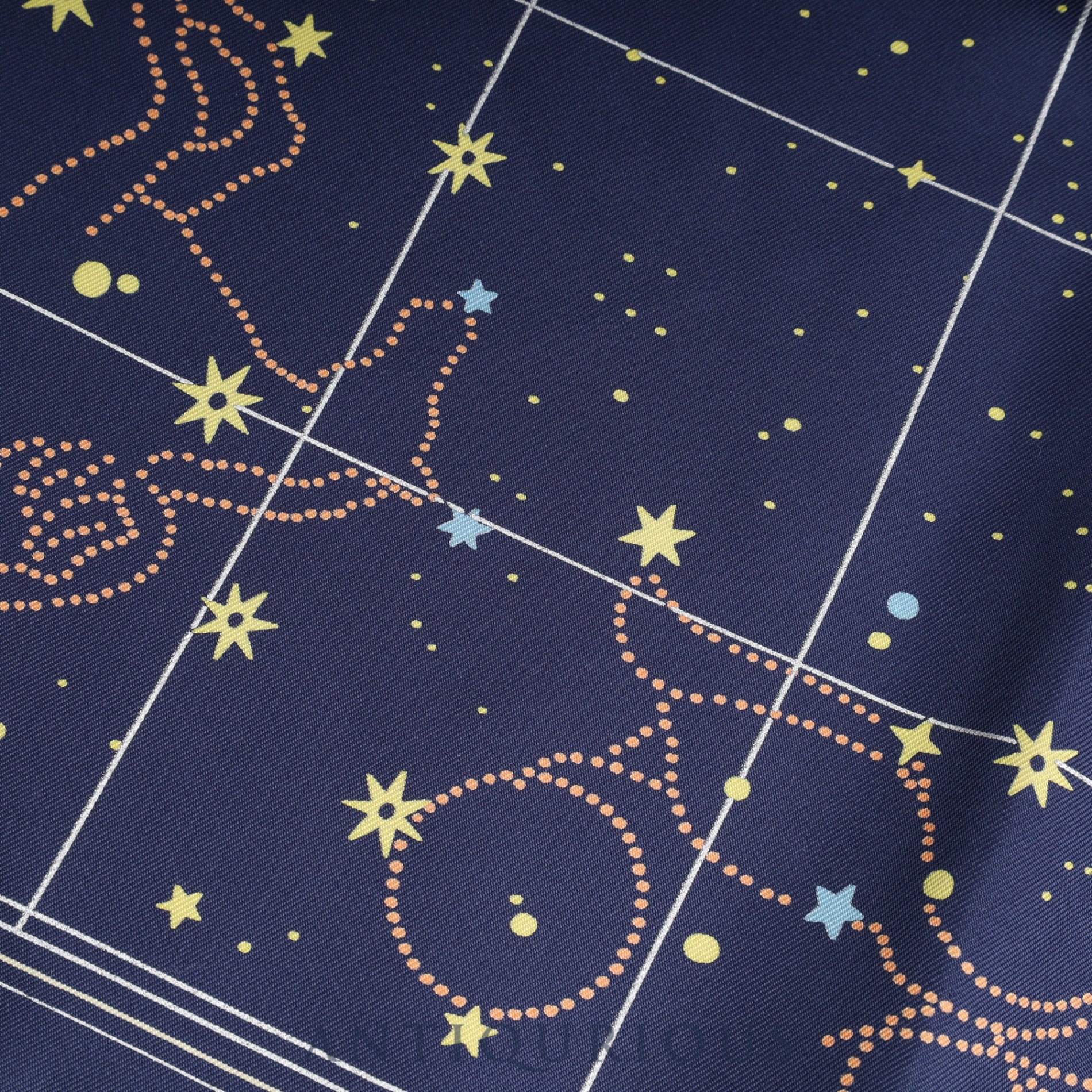 エルメス スカーフ カレ45 星座 ネイビー 箱