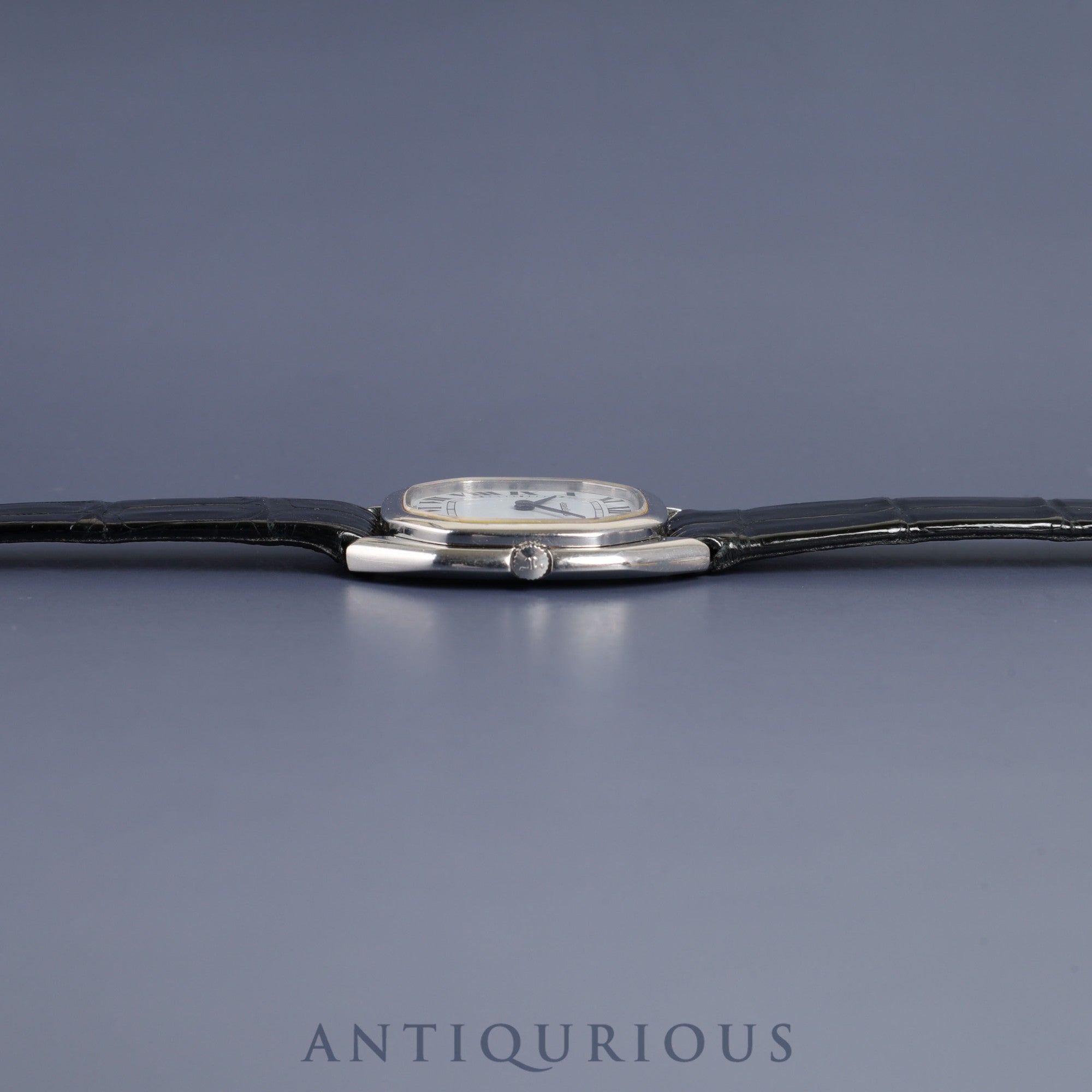 Jaeger-LeCoultre Octagonal Case 4479 42 Manual Winding Cal.861 SS Leather Genuine Buckle (SS) White Roman Dial Warranty (Unsigned) Overhauled