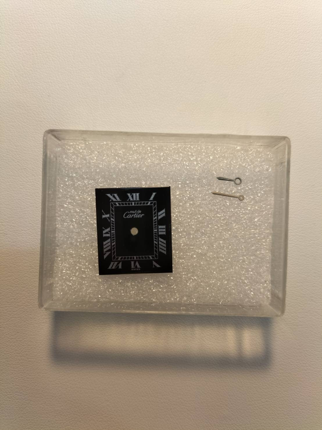 カルティエ マストタンク LM 手巻き Cal.78-1 SV925 革 純正尾錠(GP) ブラックローマン文字盤 オーバーホール済み