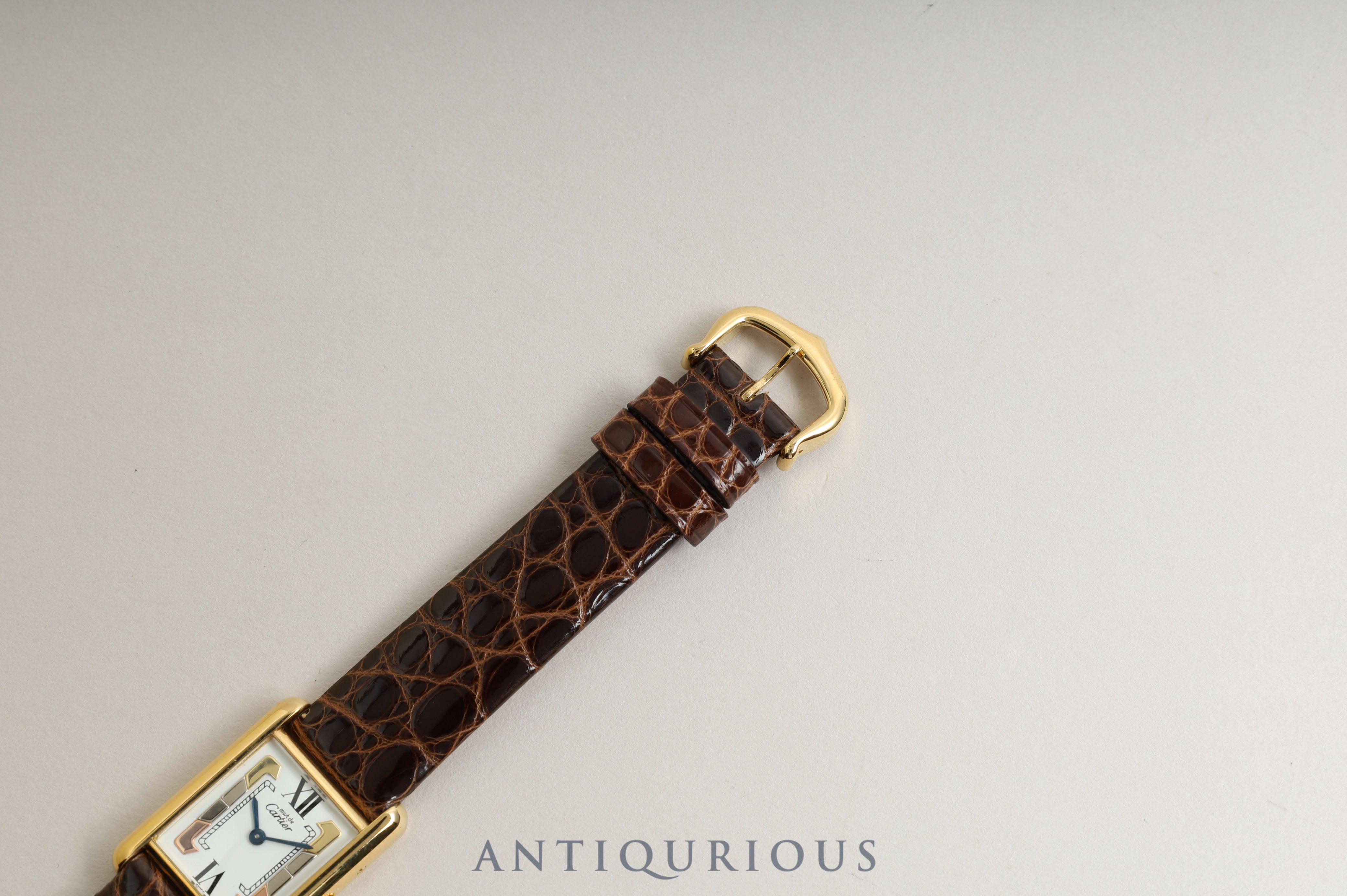Cartier Must Tank SM QZ Trinity Dial 1613 Newly Refurbished