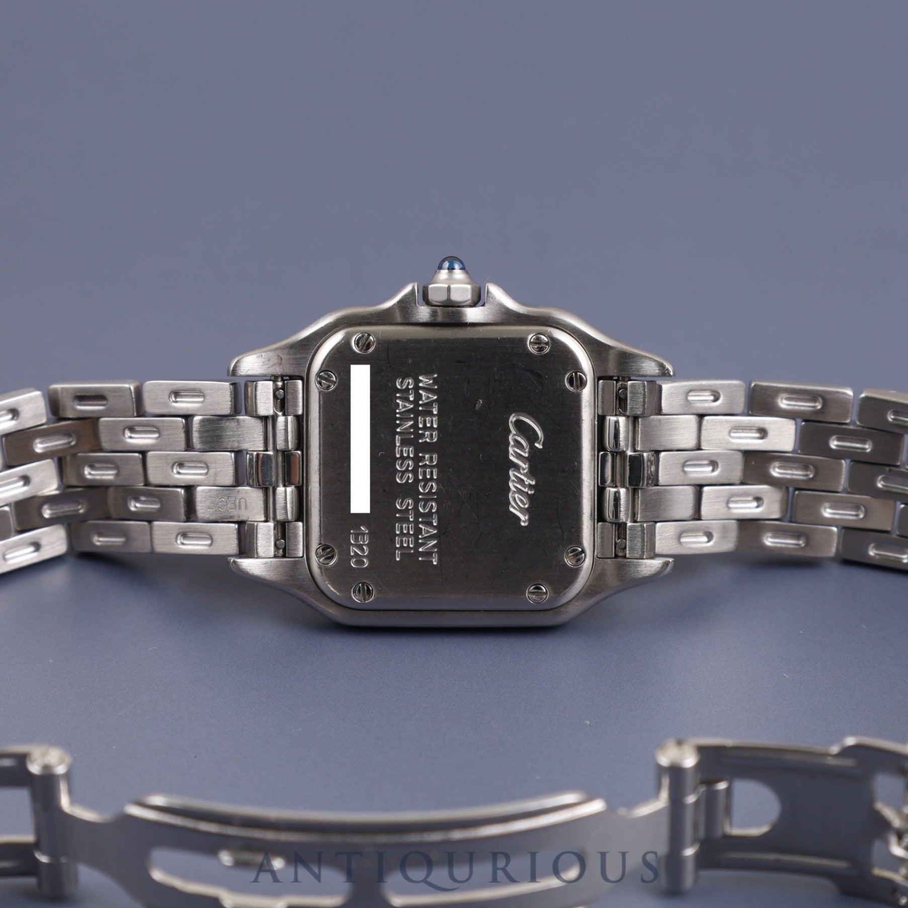 カルティエ パンテール SM W25033P5 / 1320 クォーツ Cal.157 SS ホワイトローマン文字盤 オーバーホール済み