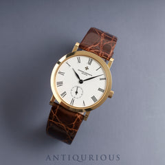 ヴァシュロン・コンスタンタン エッセンシャル 92240/000J-4 手巻き Cal.1014/1 YG 革 純正尾錠(750)ホワイト文字盤 32.5mm オーバーホール済み