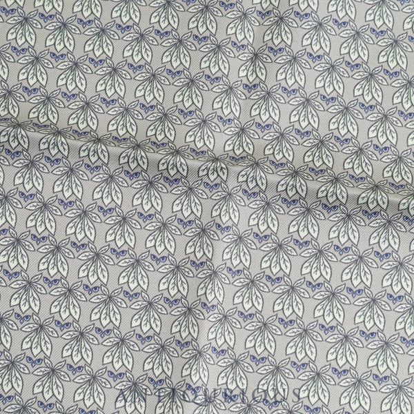 Hermes scarf Carre 45 all-over pattern grey 100% SILK