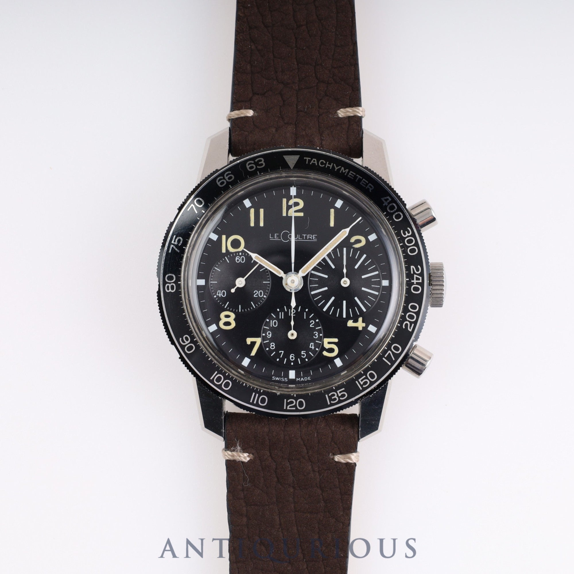 Jaeger-LeCoultre Shark Deep Sea E2643 Manual winding Cal.730 SS Leather Black dial