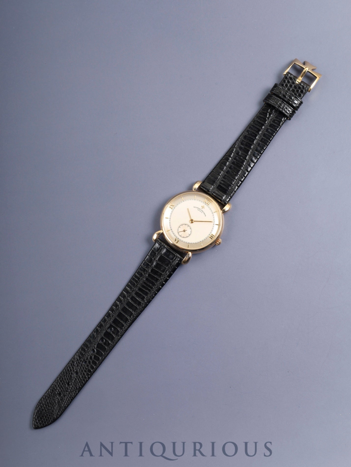 ヴァシュロン・コンスタンタン ヒストリカル ルネサンス 92084/1 手巻き Cal.1014/1 750YG 革 純正ピンバックル(750YG)ゴールド文字盤 箱 ケース オーバーホール済み