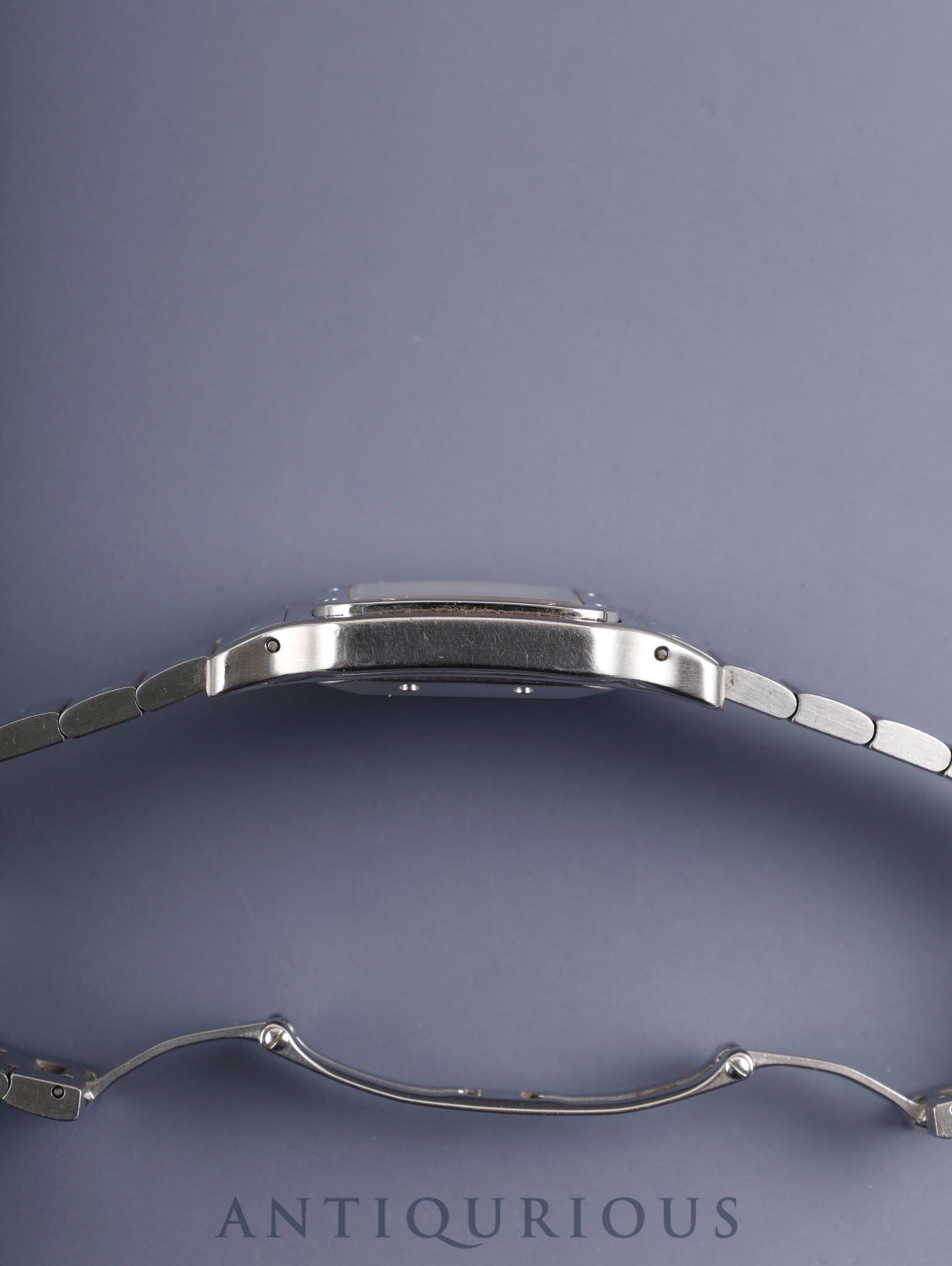 カルティエ サントス ガルベ LM W20055D6 / 2319 自動巻き Cal.C120 SS SS シルバーギョーシェローマン文字盤 オーバーホール済み