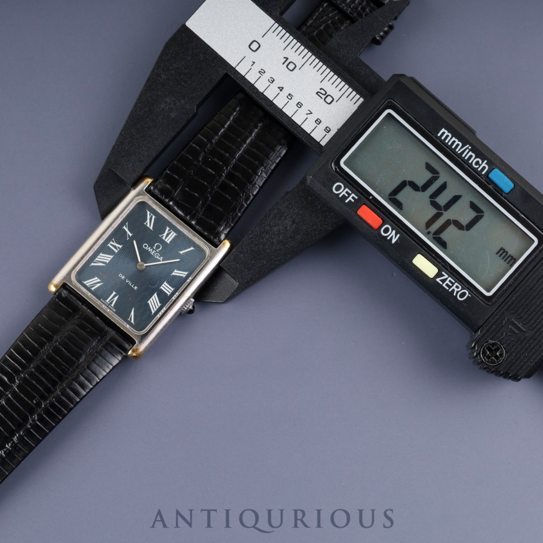 オメガ デ・ヴィル 511.0404 手巻き Cal.625 SS 純正尾錠(SS)ネイビー文字盤 オーバーホール済み