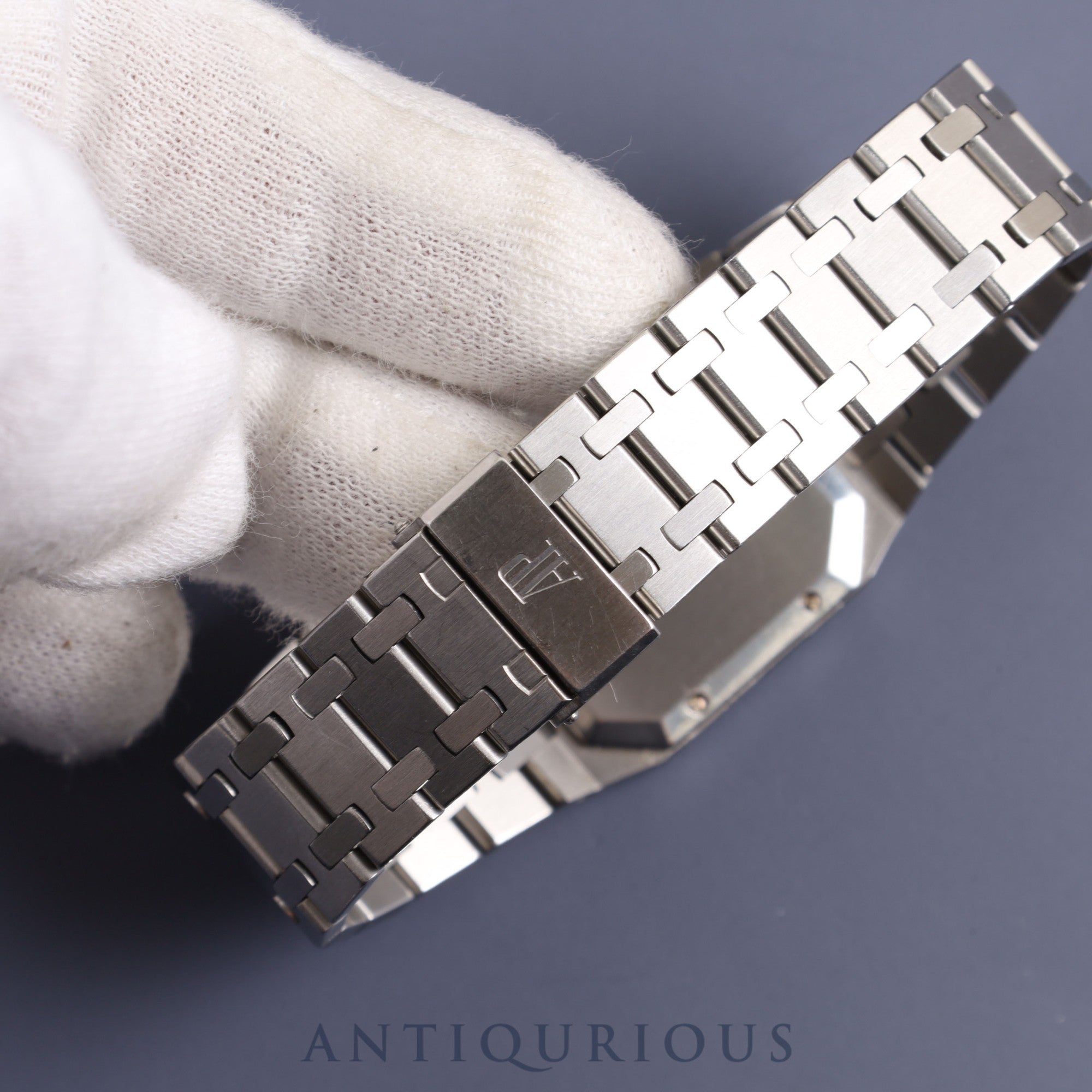 Audemars Piguet Royal Oak Square QZ Ref.56049ST Cal.2711 SS SS Black Dial Overhauled