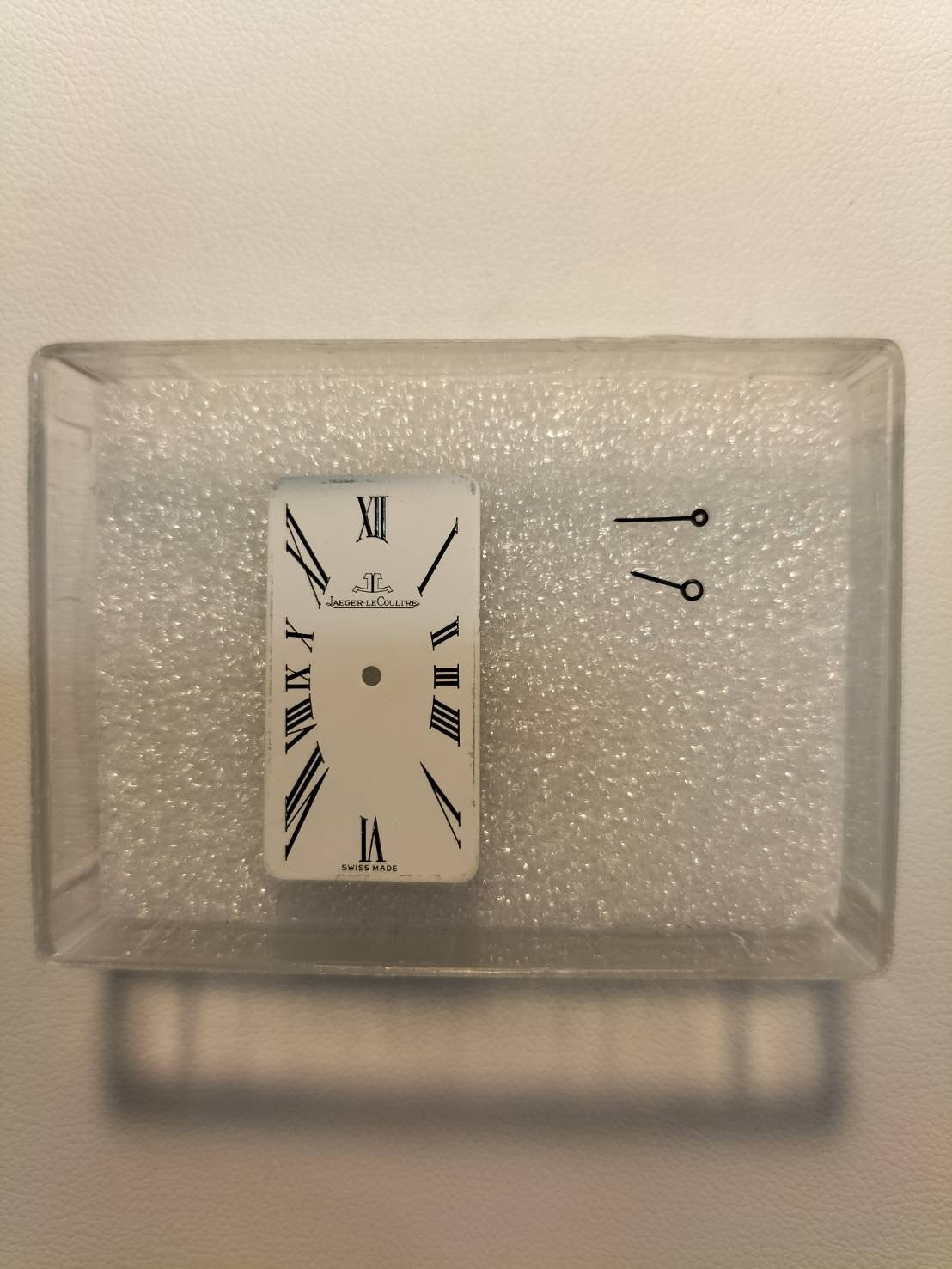 Jaeger-LeCoultre Rectangular 6011 Manual winding YG Leather Genuine buckle (GP) White Roman dial Overhauled