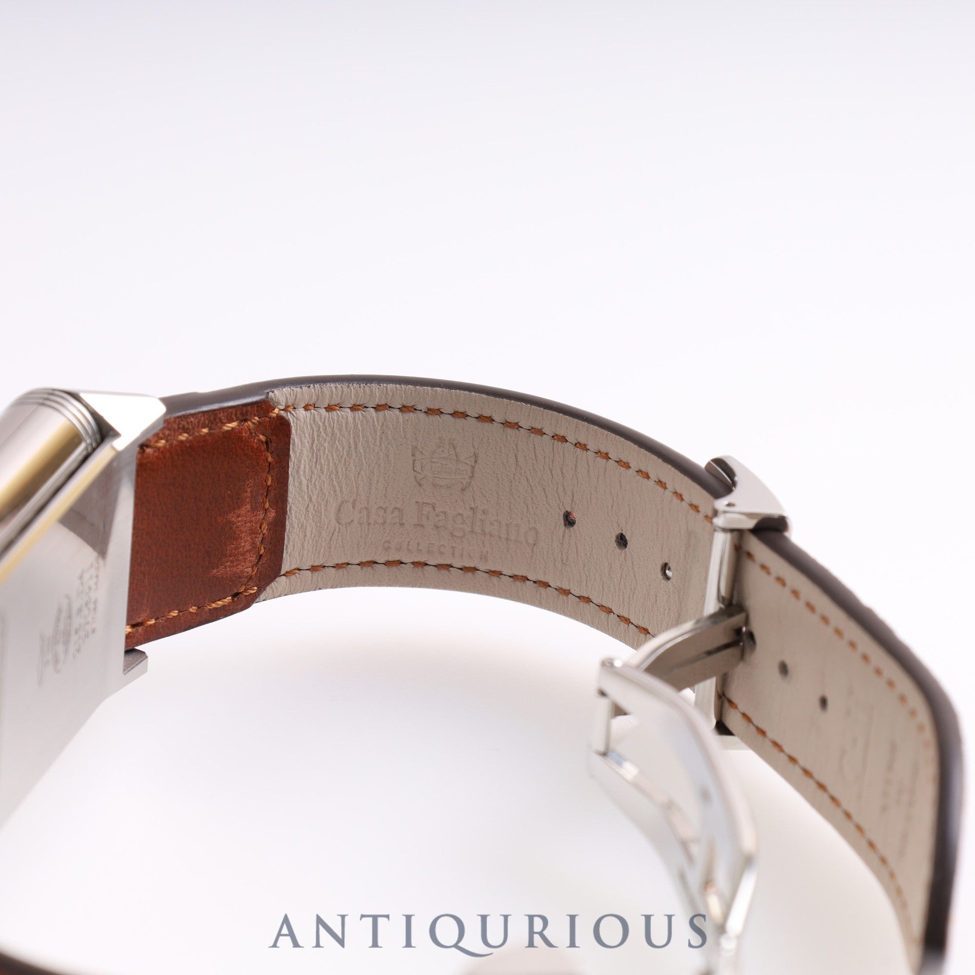 Jaeger-LeCoultre Reverso Classic Large Duo Small Second 215.8.D4 (Q3848422) Manual winding SS Genuine leather strap Genuine buckle (SS) Silver / Black dial Box Warranty (2023)