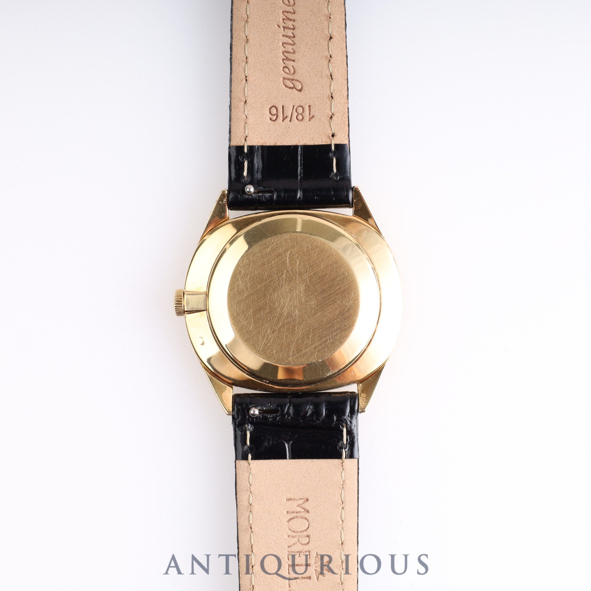 Patek Philippe Golden Ellipse 3545J GUBELIN Double Name Manual Winding Cal.23-300PM YG Leather Blue Dial Paper Box
