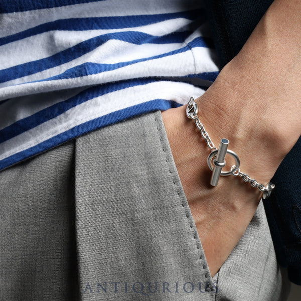 エルメス ブレスレット シェーヌダンクル ファランドール LG SV925 箱 24年刻