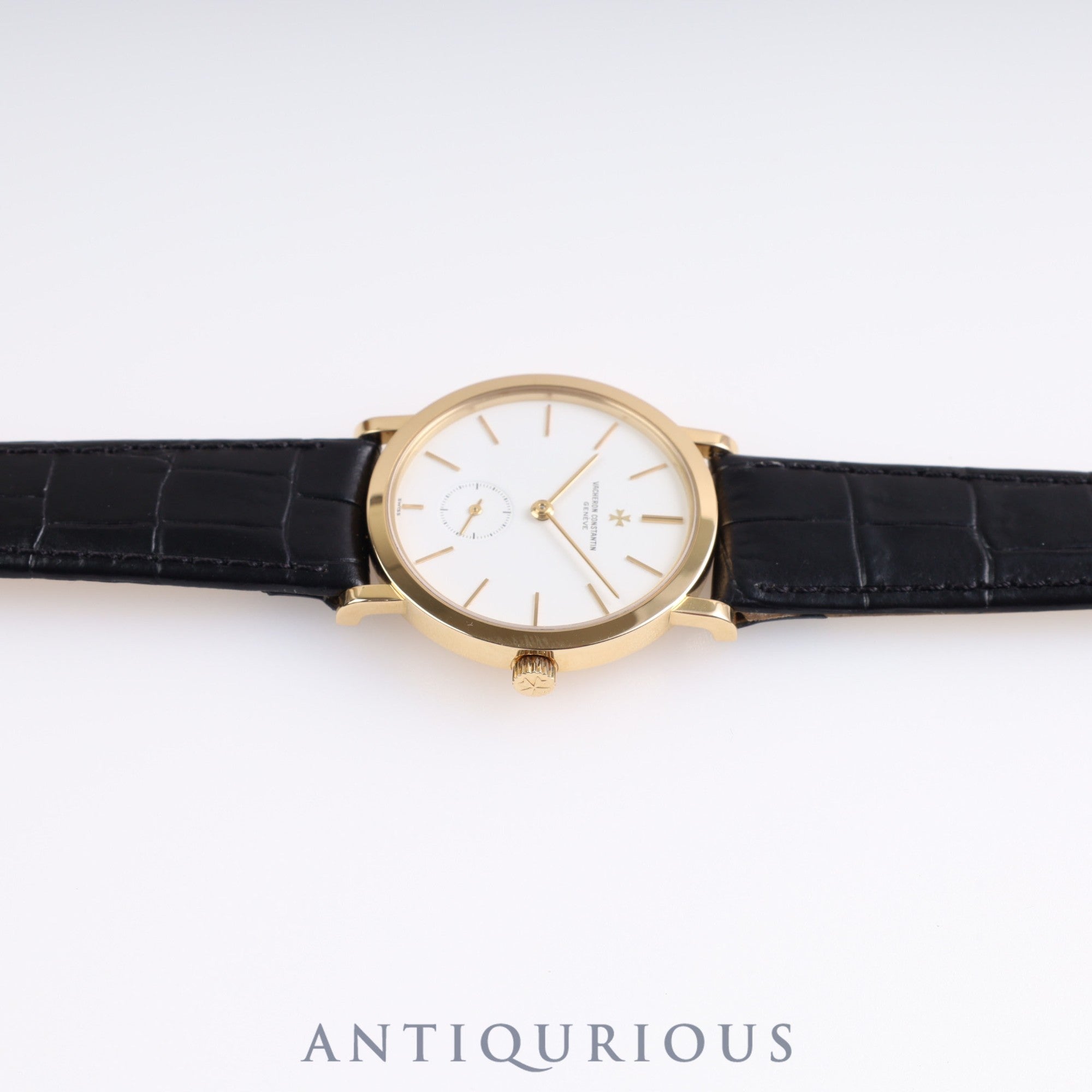 Vacheron Constantin Essential 92240/000J-4 Manual winding Cal.1014/1 YG Leather White dial Box Case Warranty card