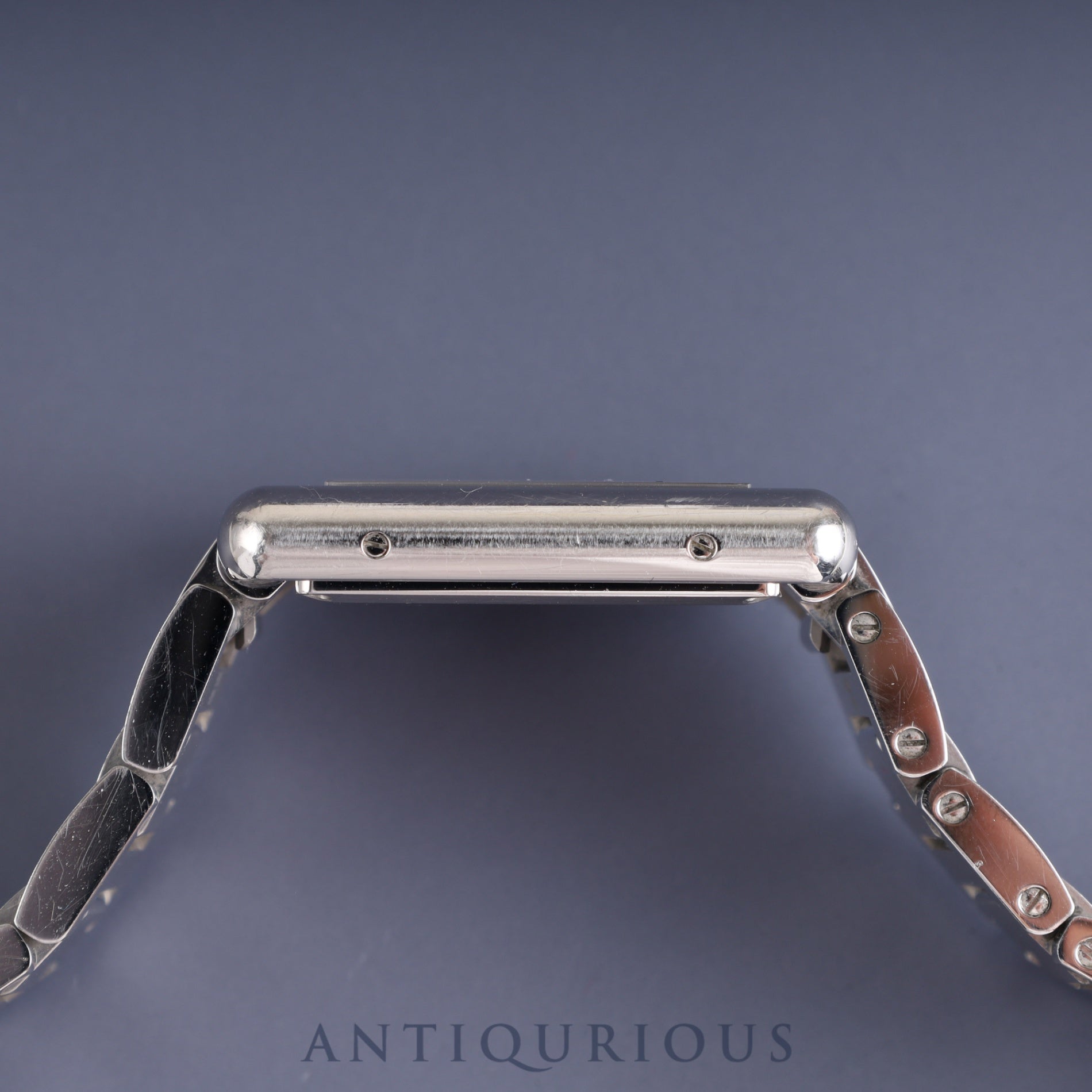 Cartier Tank Must LM WSTA0052 / 4323 Quartz SS SS White Roman Dial Overhauled