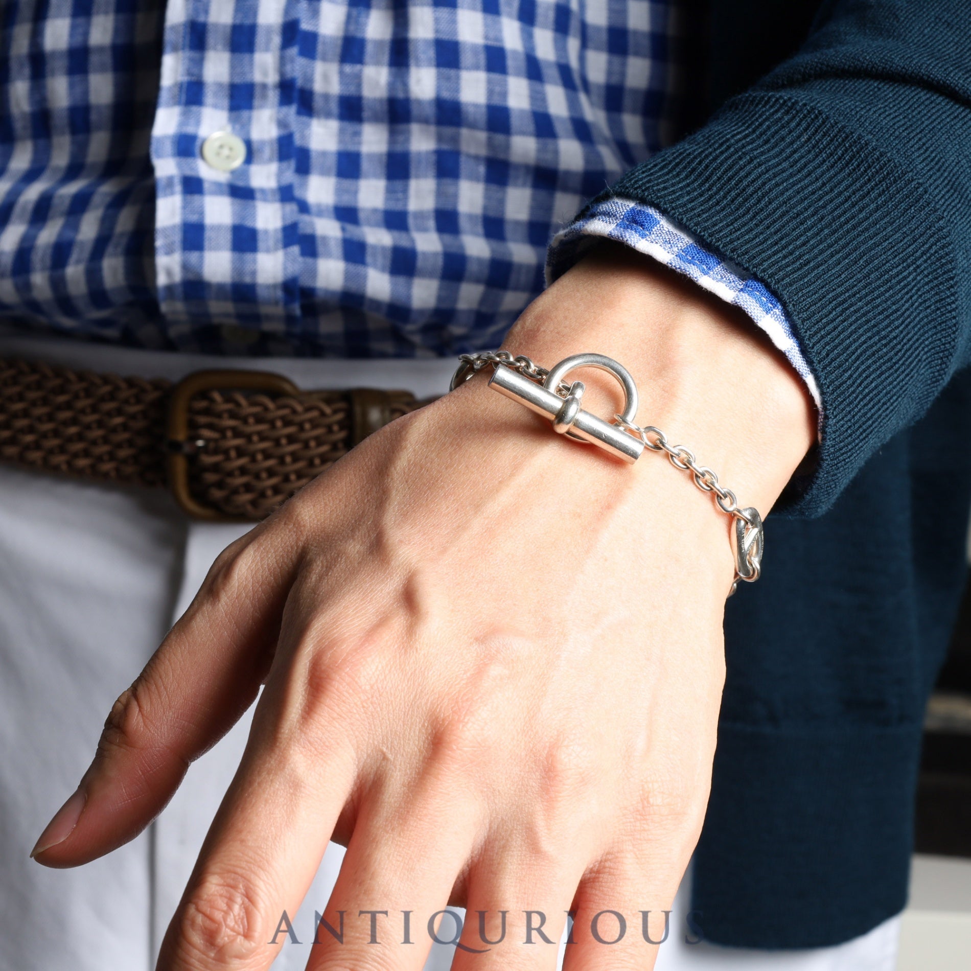 Hermes Bracelet Chaine d'Ancre Farandoule LG SV925