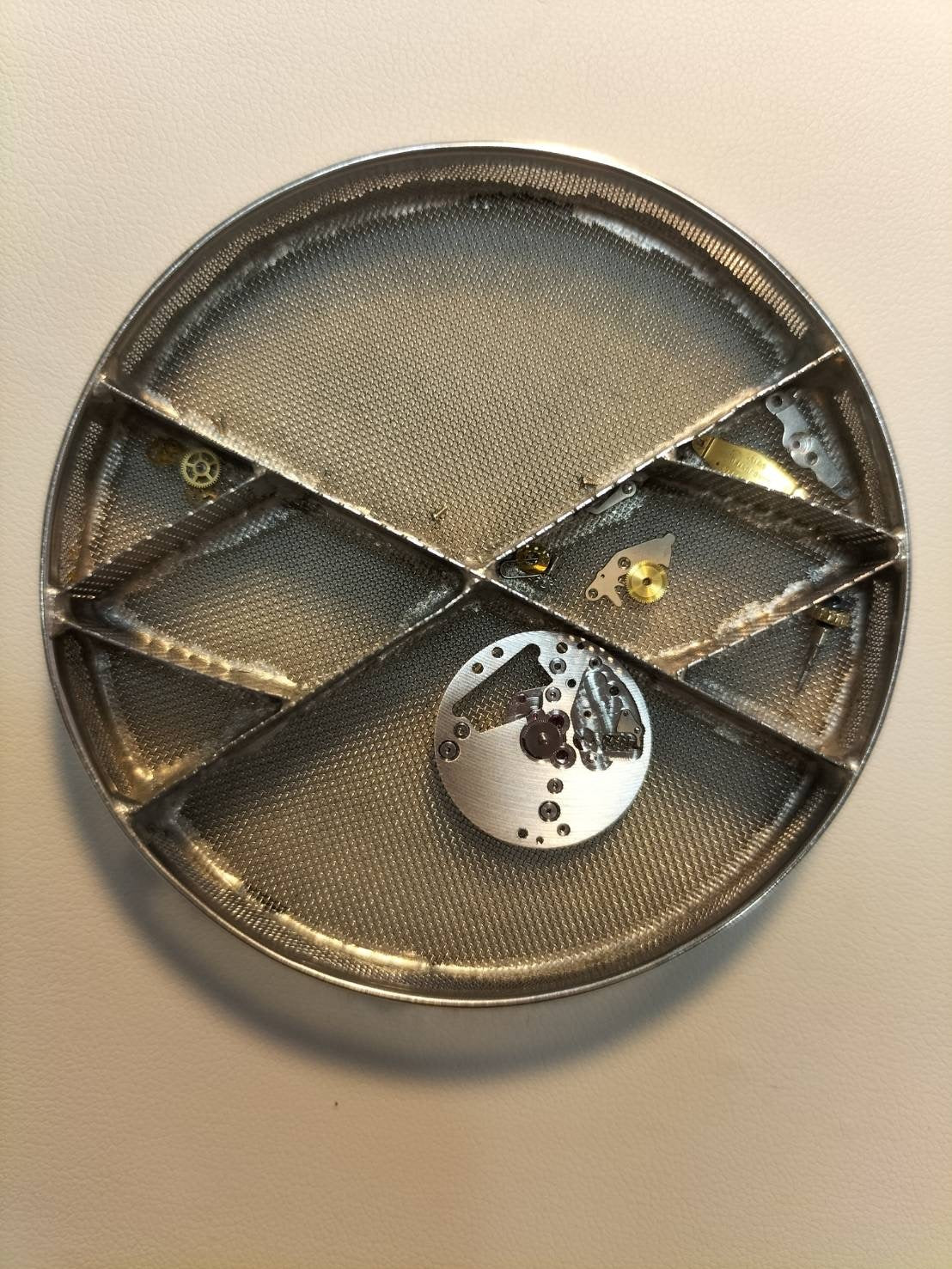 カルティエ マスト ヴァンドーム VLC SM クォーツ Cal.81 SV925 革 純正尾錠(GP) ガーネットダイヤル ボルドー文字盤 24mm 純正替えベルト オーバーホール済み