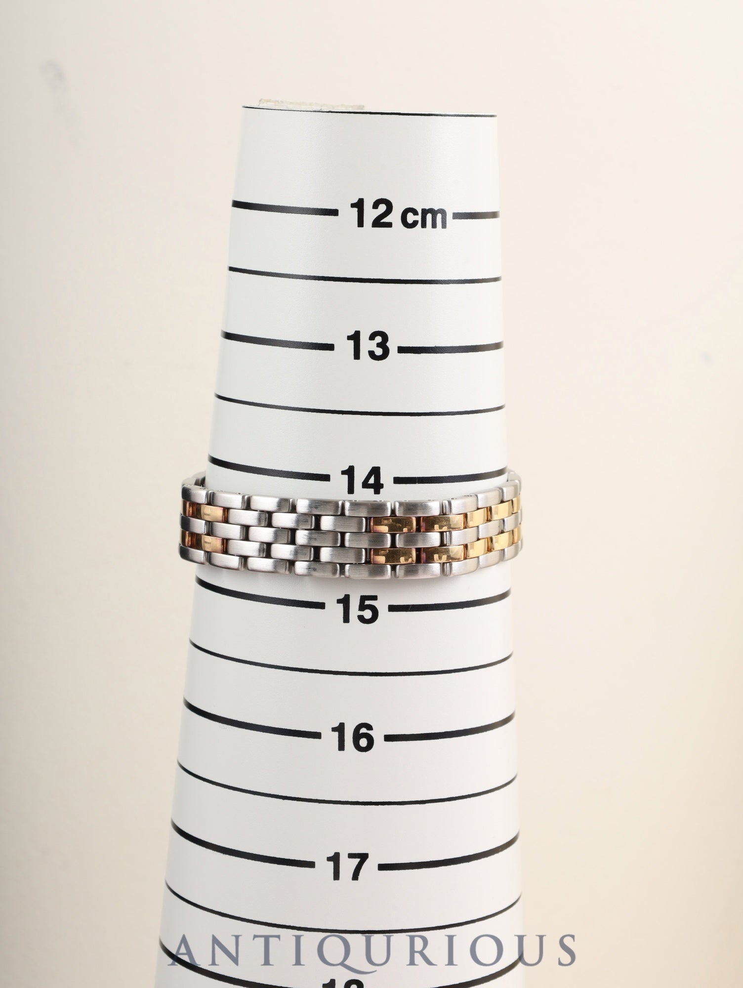 カルティエ パンテール ヴァンドーム SM 166920 クォーツ Cal.157 SS/YG 2ロウ ホワイトローマン文字盤 箱 冊子 保証書(1989年) カルティエ修理証明書(2006年)オーバーホール済み