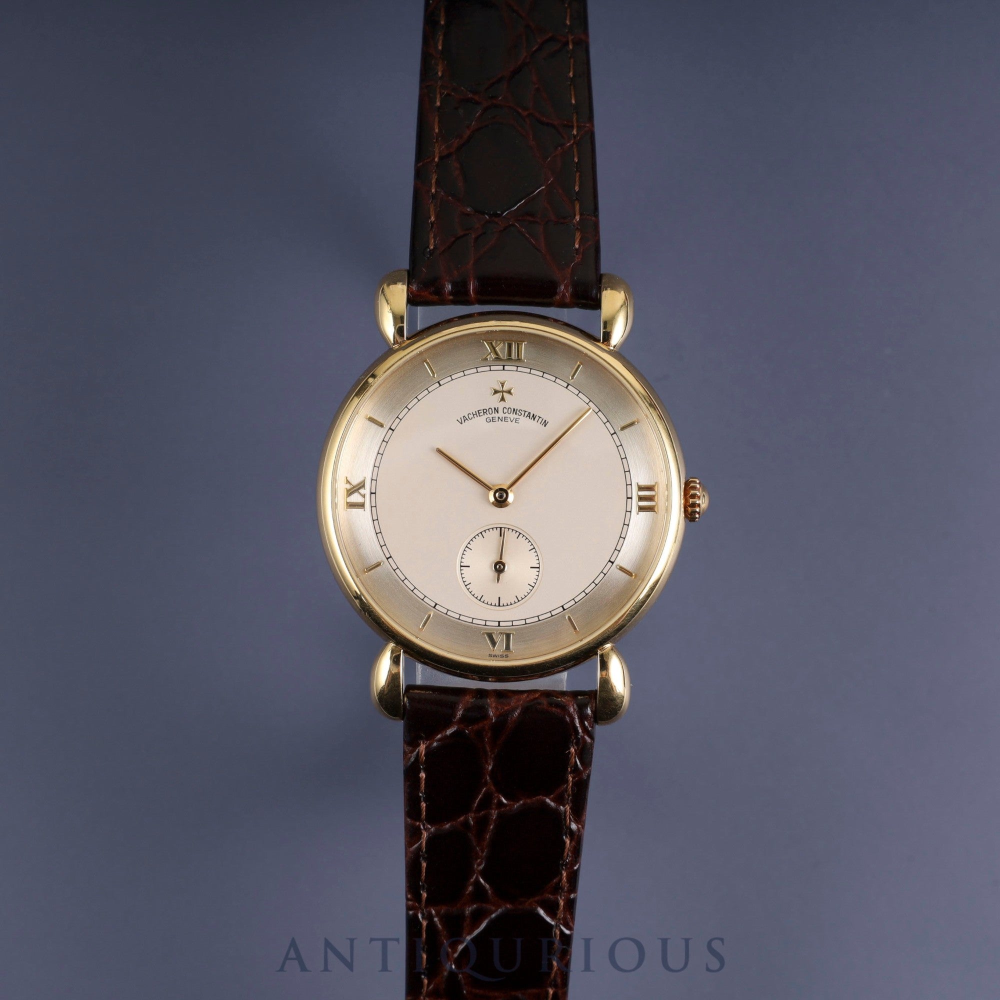 ヴァシュロン・コンスタンタン ヒストリカル ルネサンス 92084/000J-4 手巻き Cal.1014/1 750 革 純正尾錠(750)ゴールド文字盤 純正替えベルト オーバーホール済み
