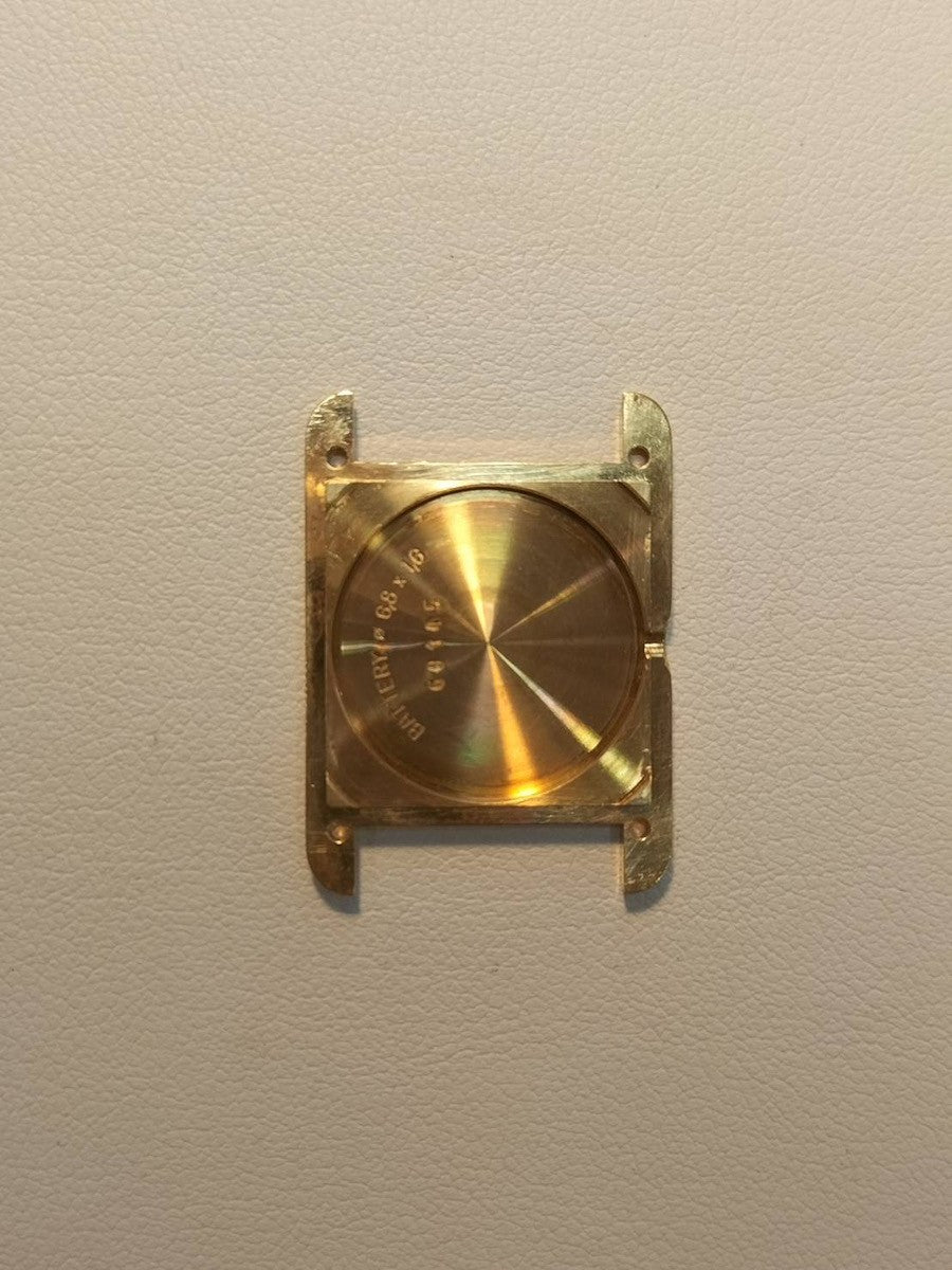 カルティエ マストタンク SM 5057001 クォーツ Cal.057 SV925 革 純正尾錠(GP) アラビア文字盤 オーバーホール済み