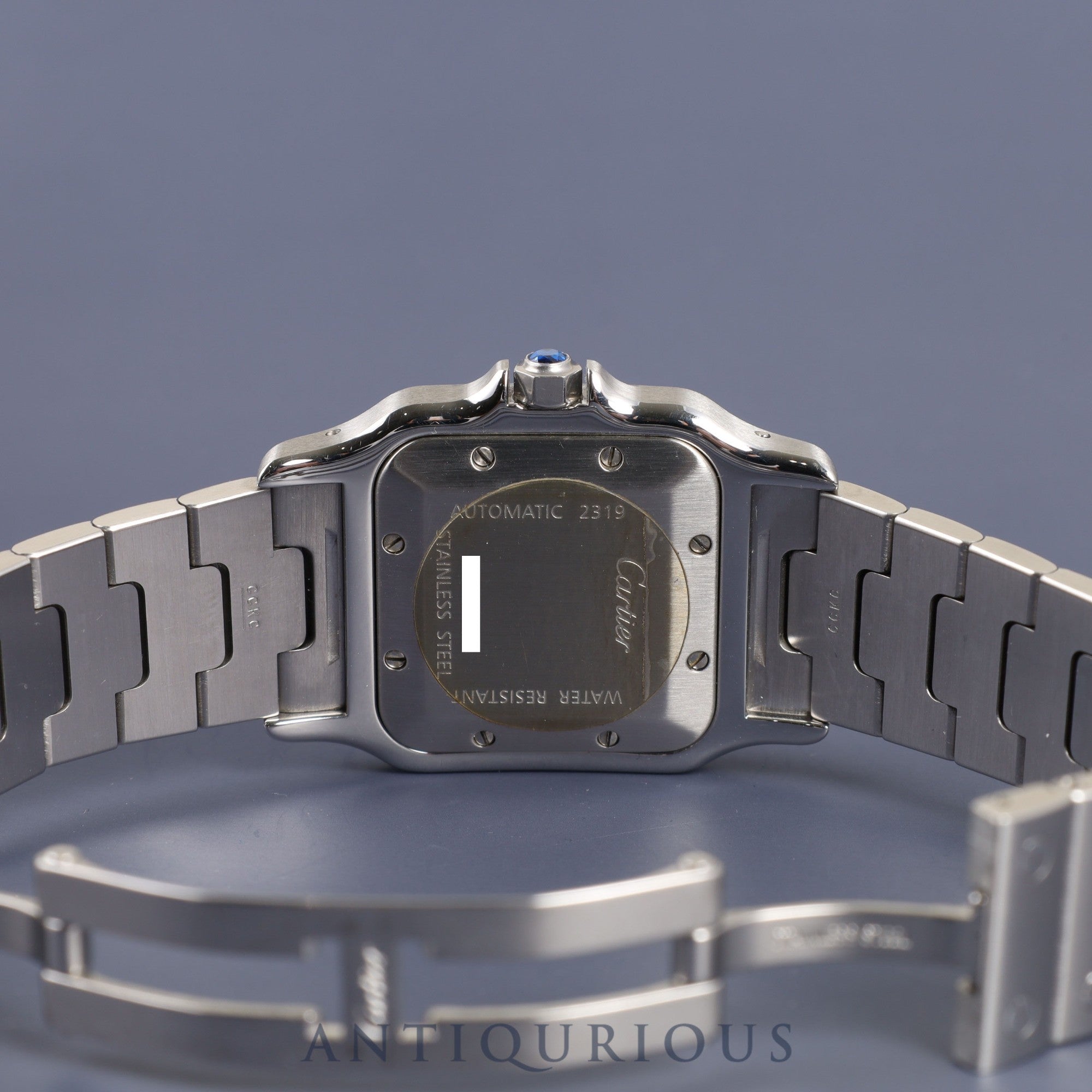 カルティエ サントス ガルベLM W20055D6 / 2319 自動巻き SS SS シルバー文字盤 箱 保証書(2005年) コマ1 オーバーホール済み