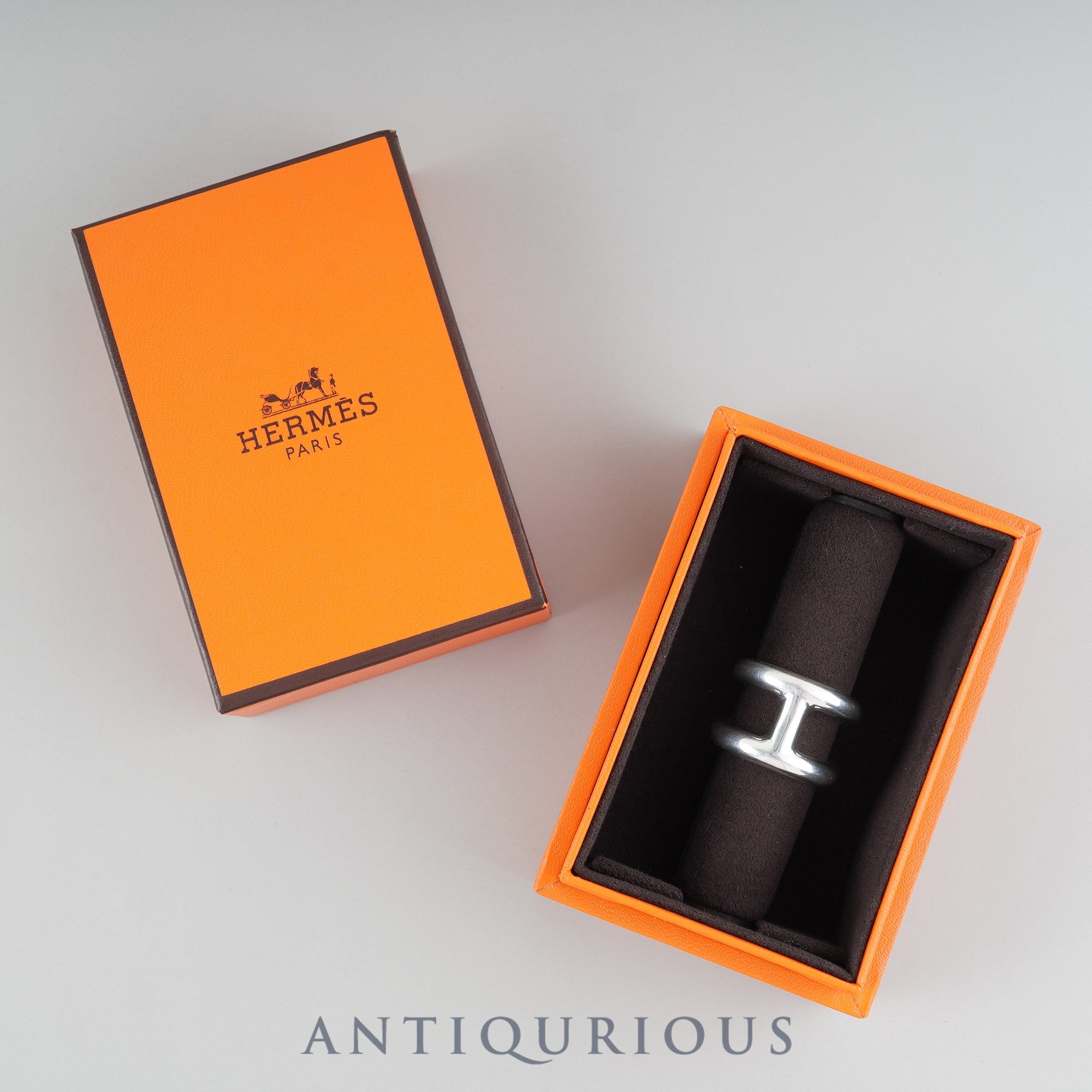 エルメス リング オスモズ GM スターリングシルバー #55 箱 23年刻