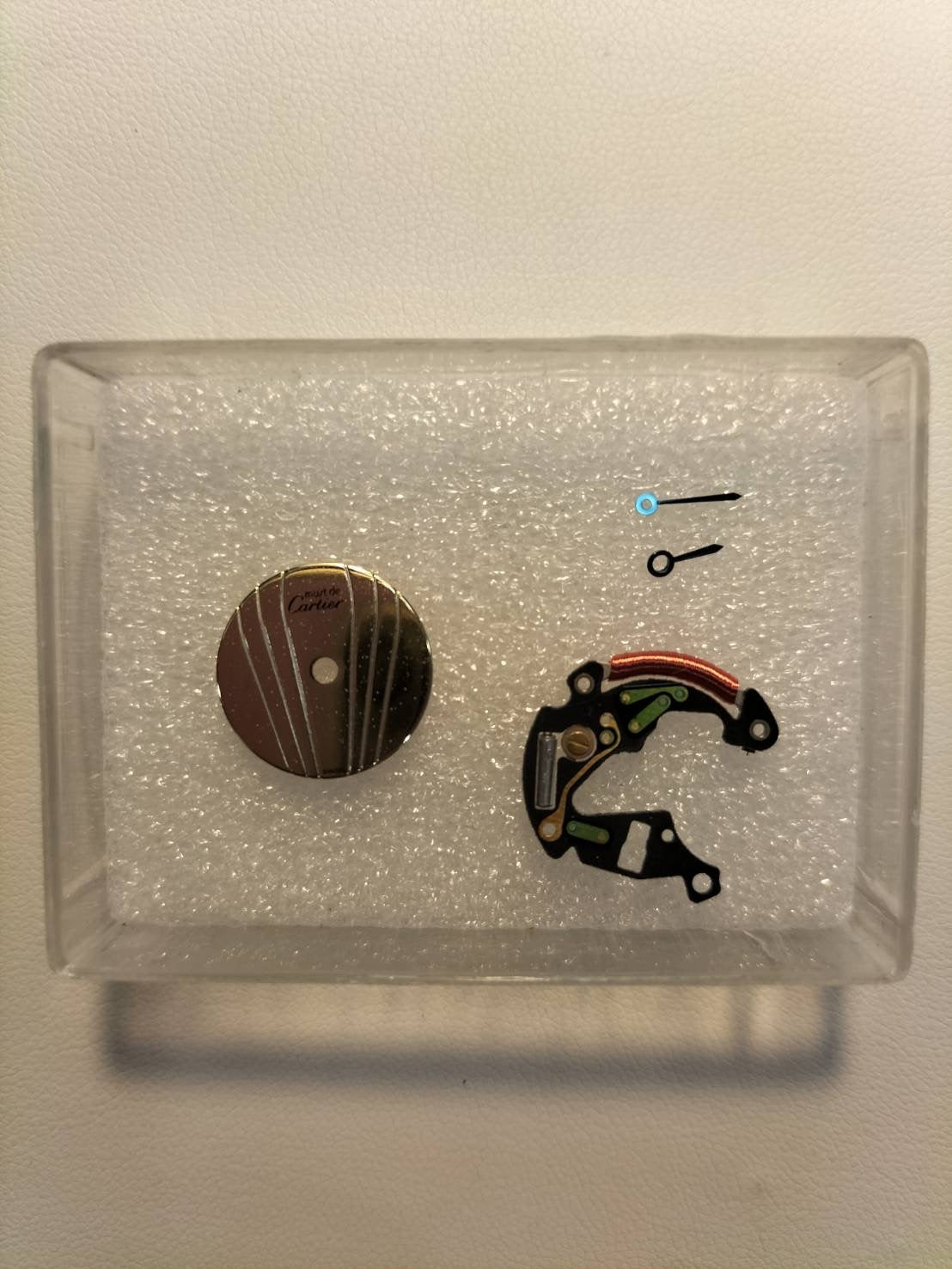 カルティエ マストコリゼ 590002 クォーツ Cal.90 SV925 革 純正尾錠(GP)ゴールド文字盤 オーバーホール済み